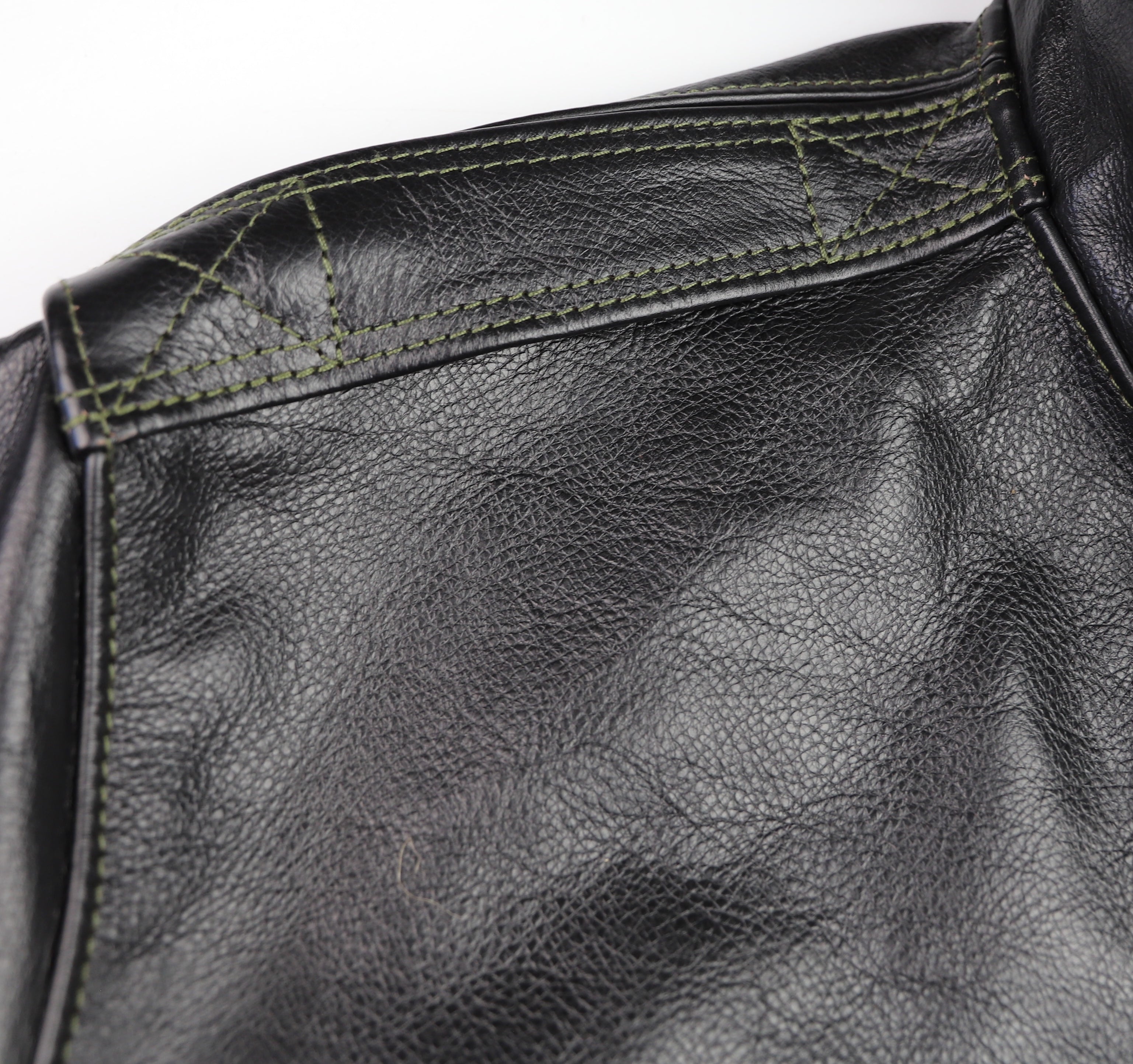 Aero A-2 Military Flight Jacket, size 46, Blackened Brown Vicenza Horsehide