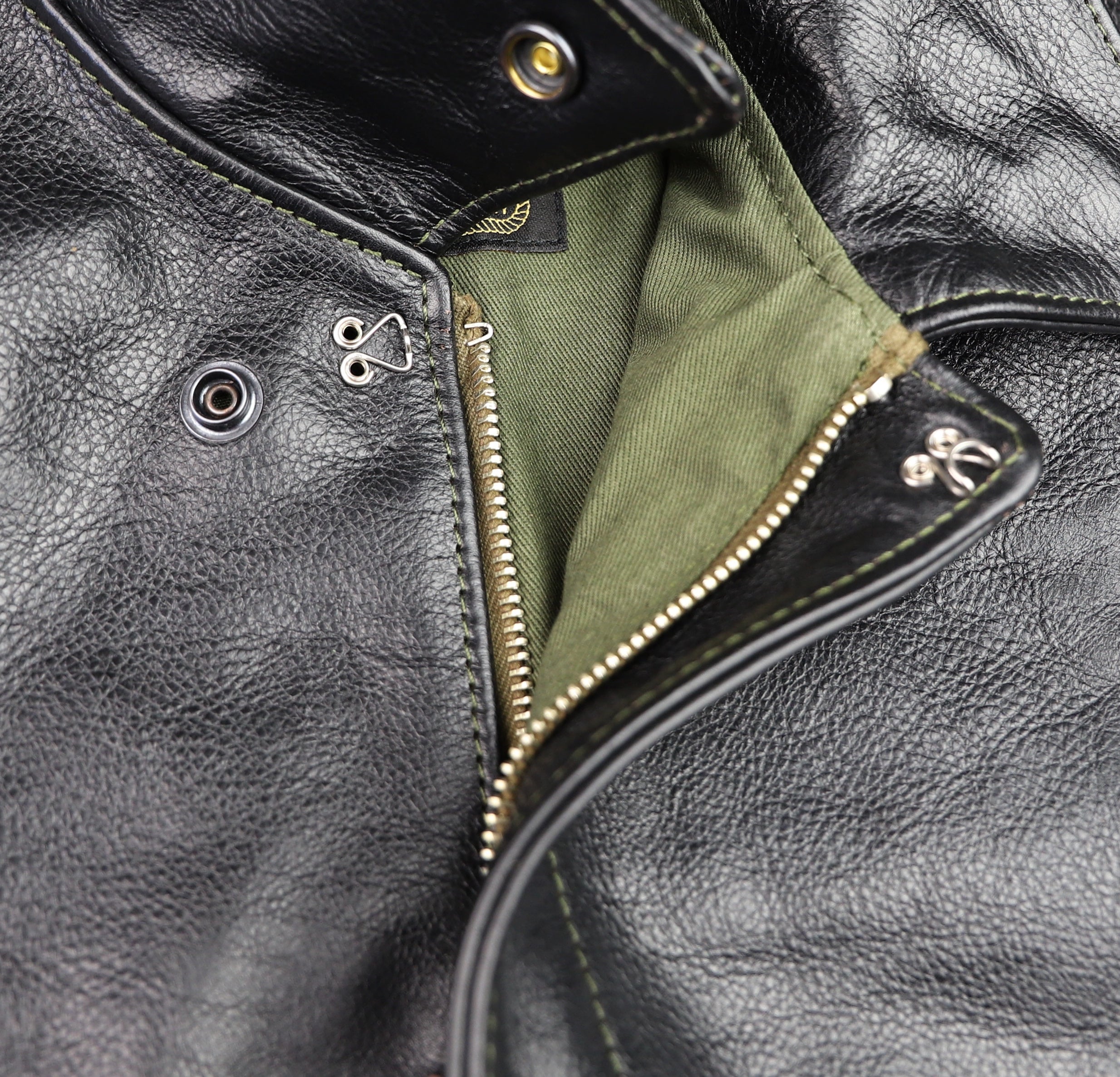 Aero A-2 Military Flight Jacket, size 46, Blackened Brown Vicenza Horsehide