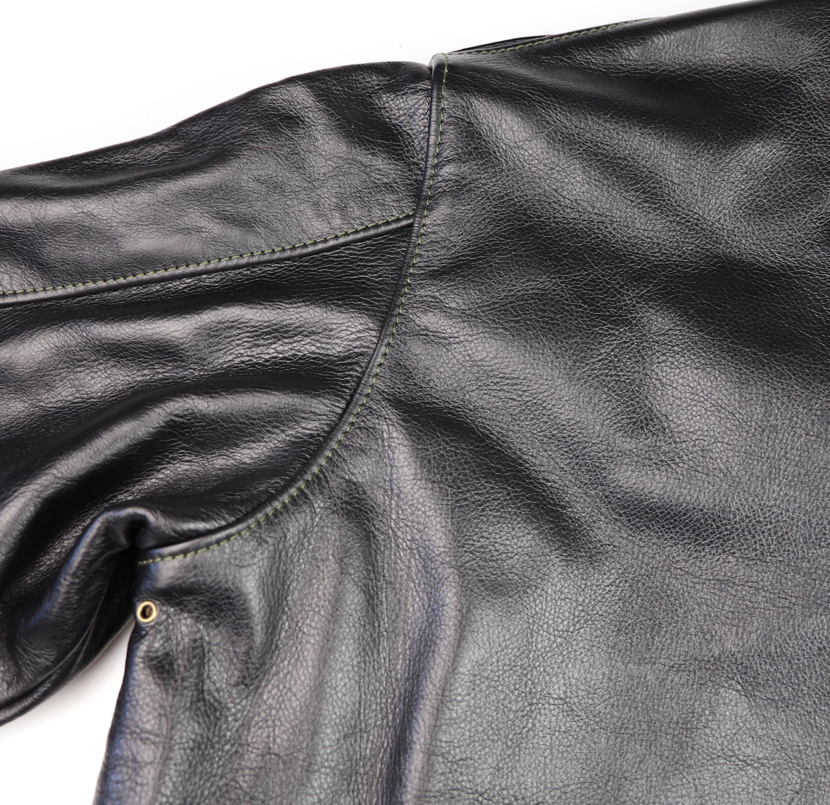 Aero A-2 Military Flight Jacket, size 46, Blackened Brown Vicenza Horsehide