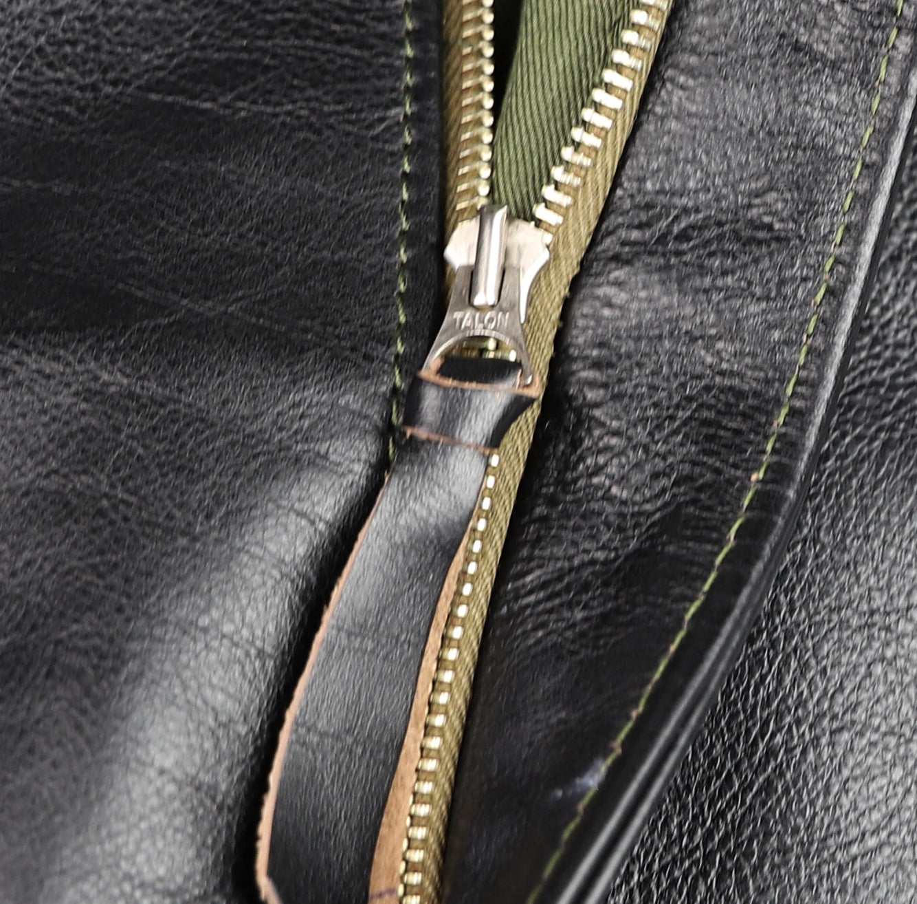 Aero A-2 Military Flight Jacket, size 46, Blackened Brown Vicenza Horsehide