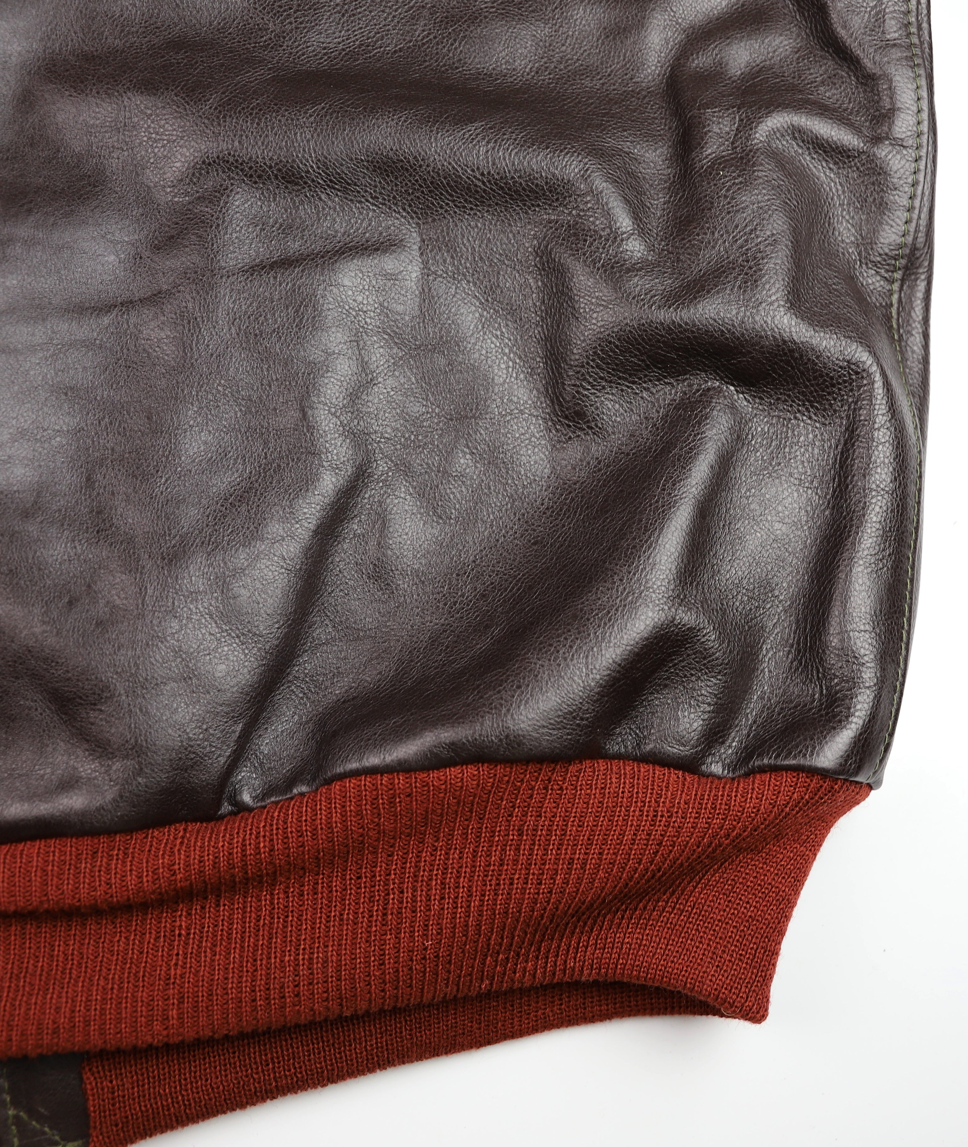 Aero A-2 Military Flight Jacket, size 50, Dark Seal Vicenza Horsehide