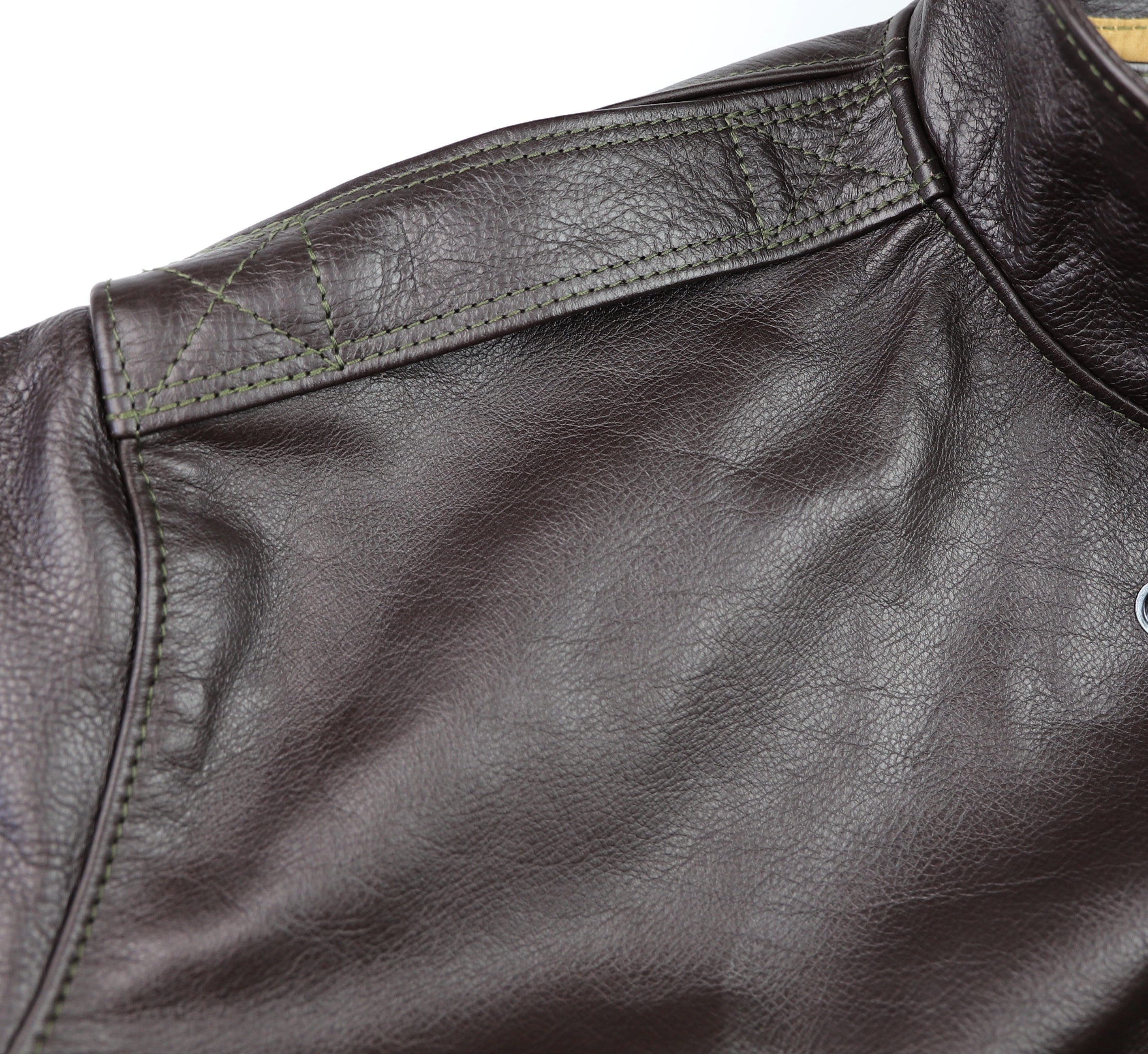 Aero A-2 Military Flight Jacket, size 48, Dark Seal Vicenza Horsehide