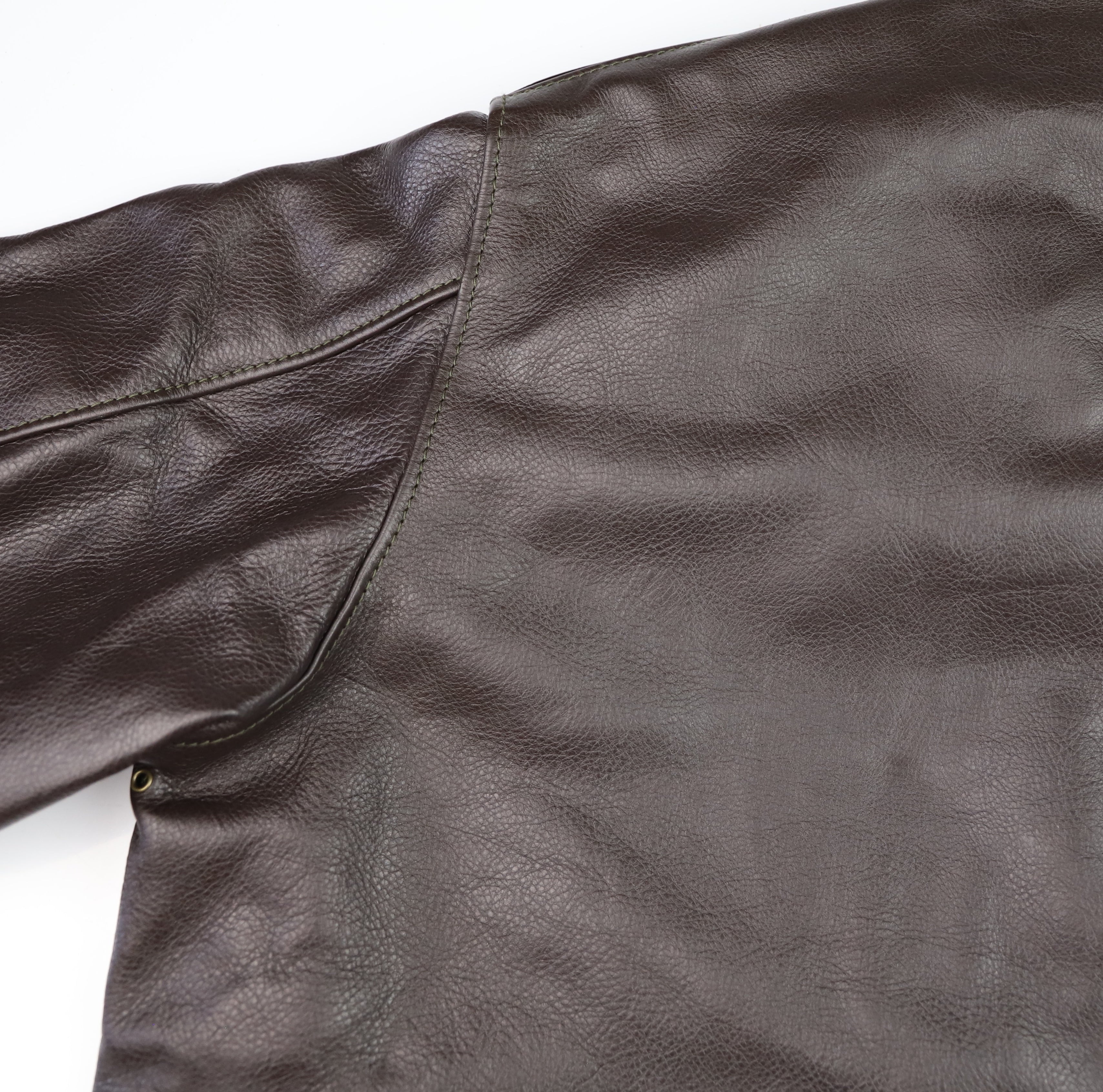 Aero A-2 Military Flight Jacket, size 48, Dark Seal Vicenza Horsehide
