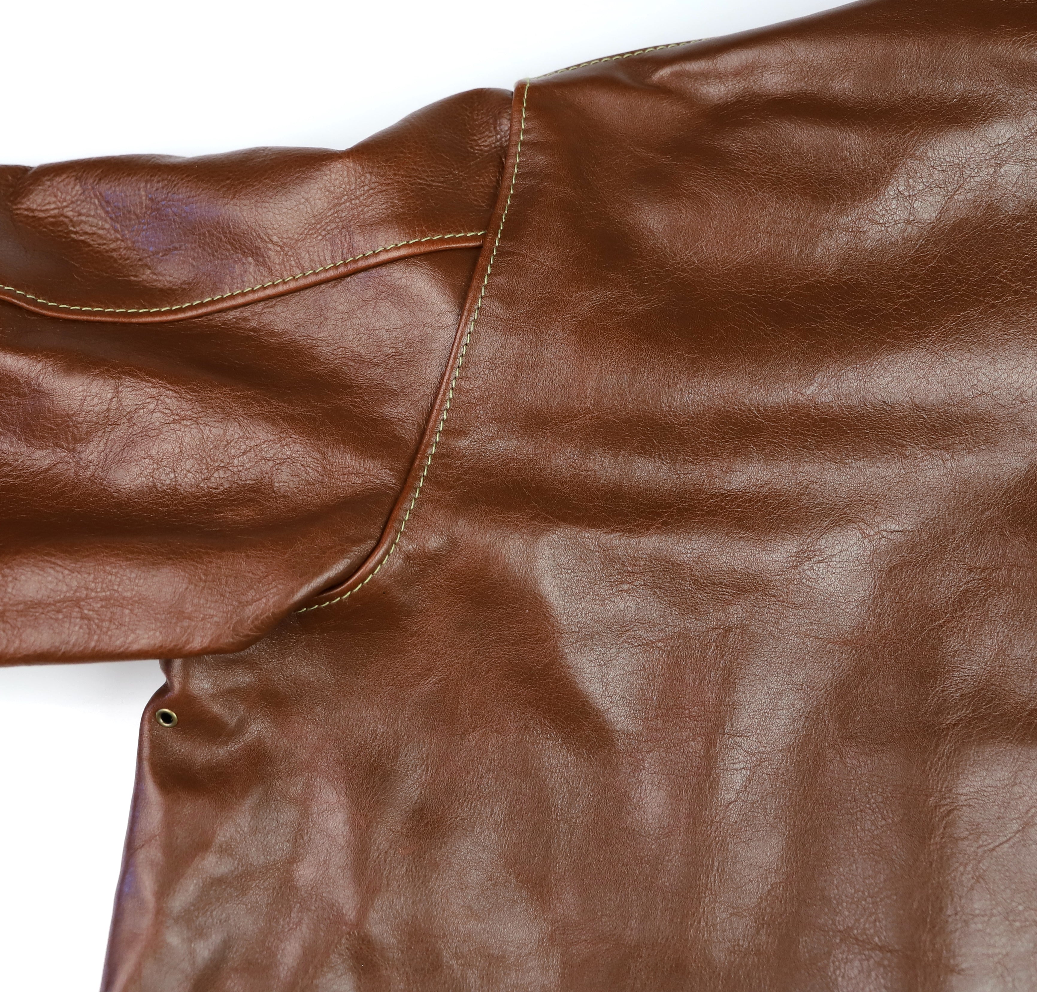 Aero A-2 Military Flight Jacket, size 48, Russet Vicenza Horsehide