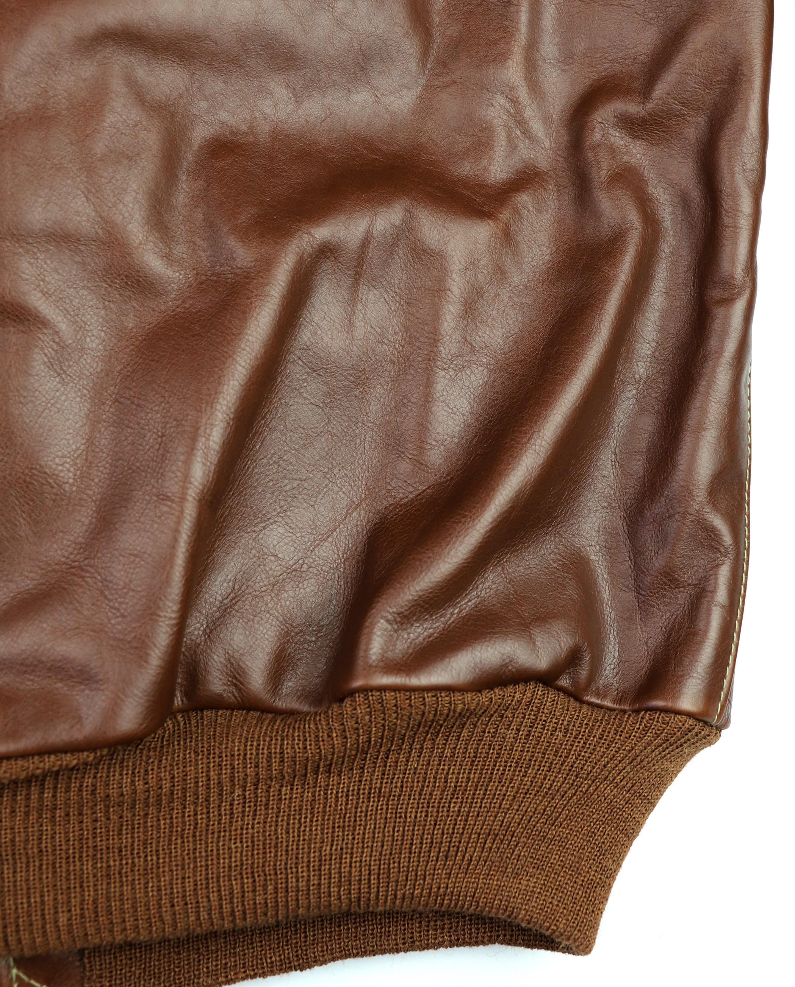 Aero A-2 Military Flight Jacket, size 48, Russet Vicenza Horsehide