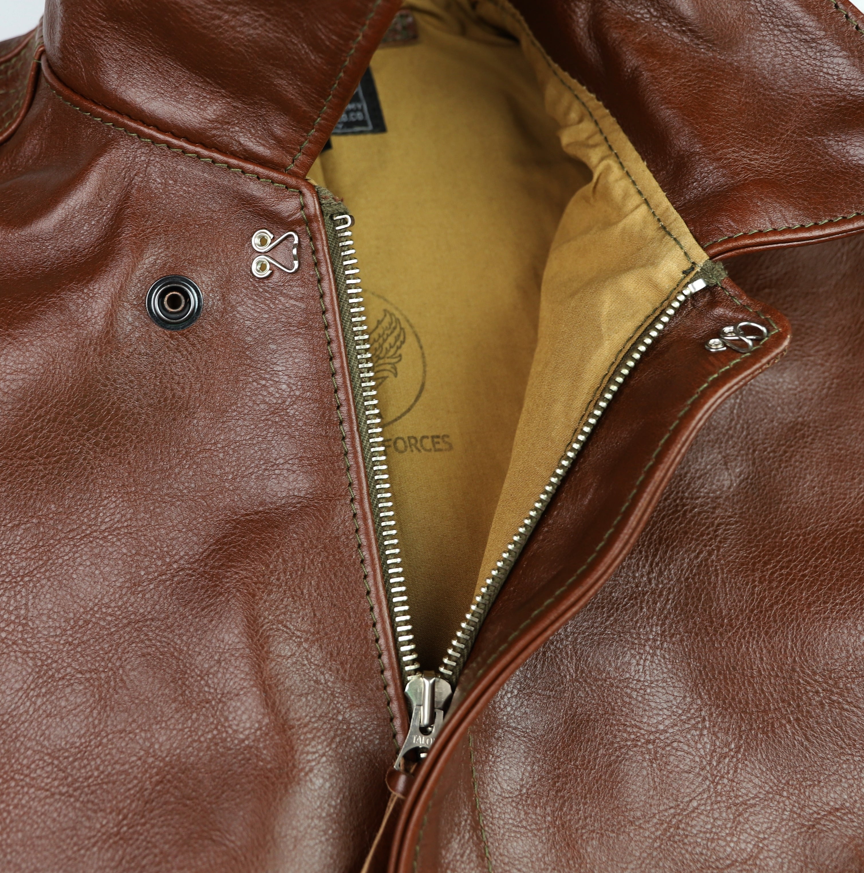 Aero A-2 Military Flight Jacket, size 44, Russet Vicenza Horsehide