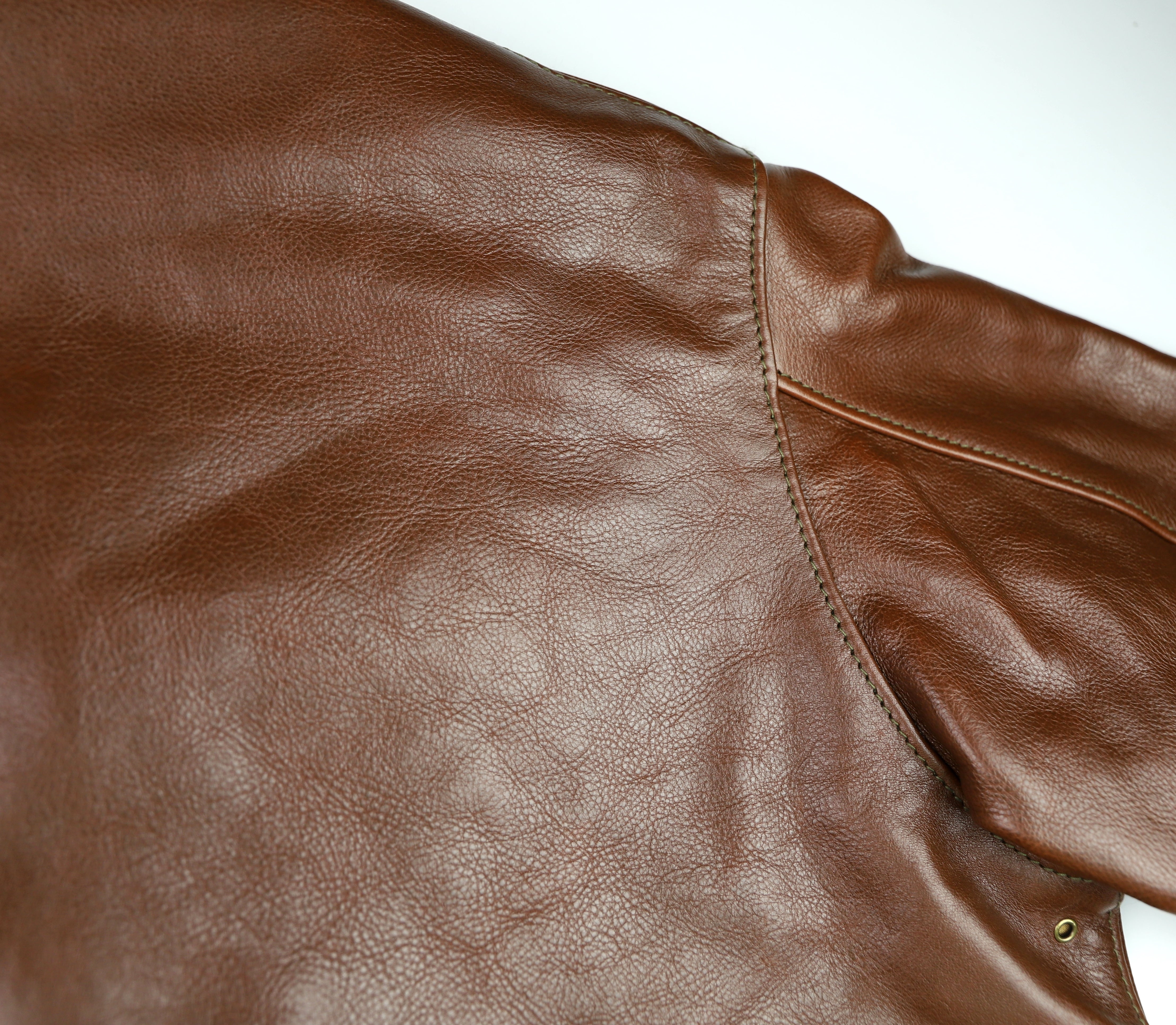 Aero A-2 Military Flight Jacket, size 44, Russet Vicenza Horsehide