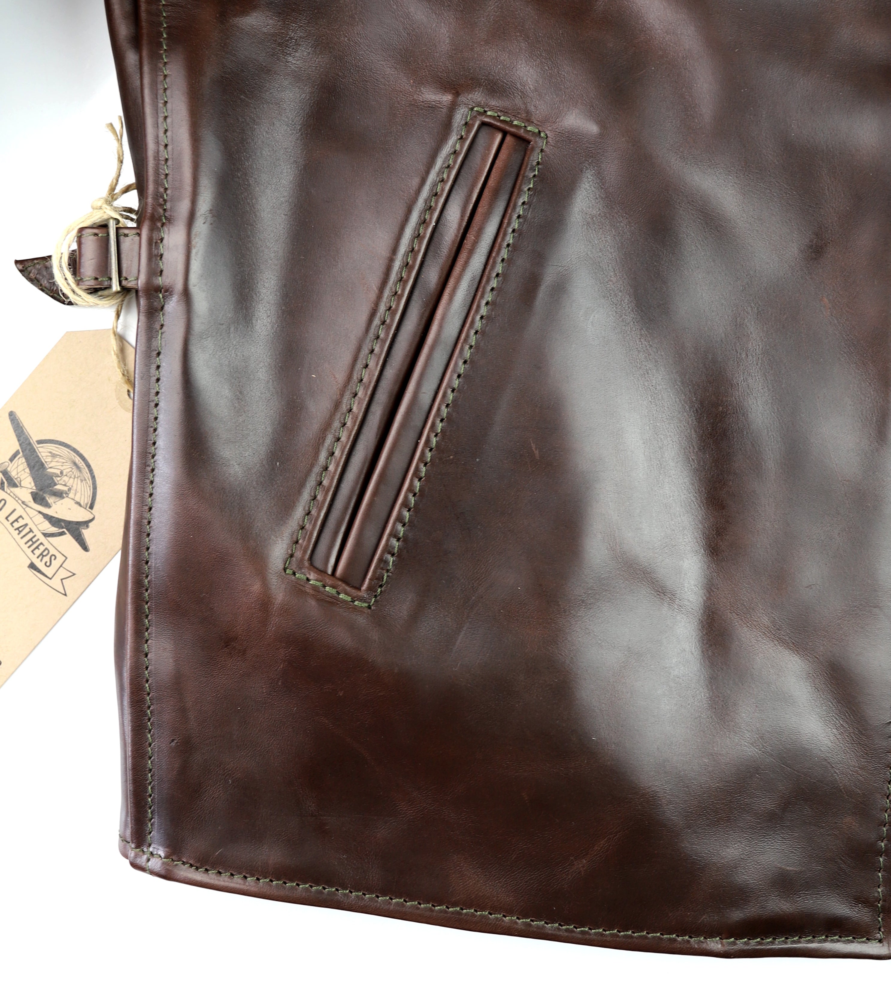 Aero 1930s Half Belt, size 40, Brown CXL FQHH