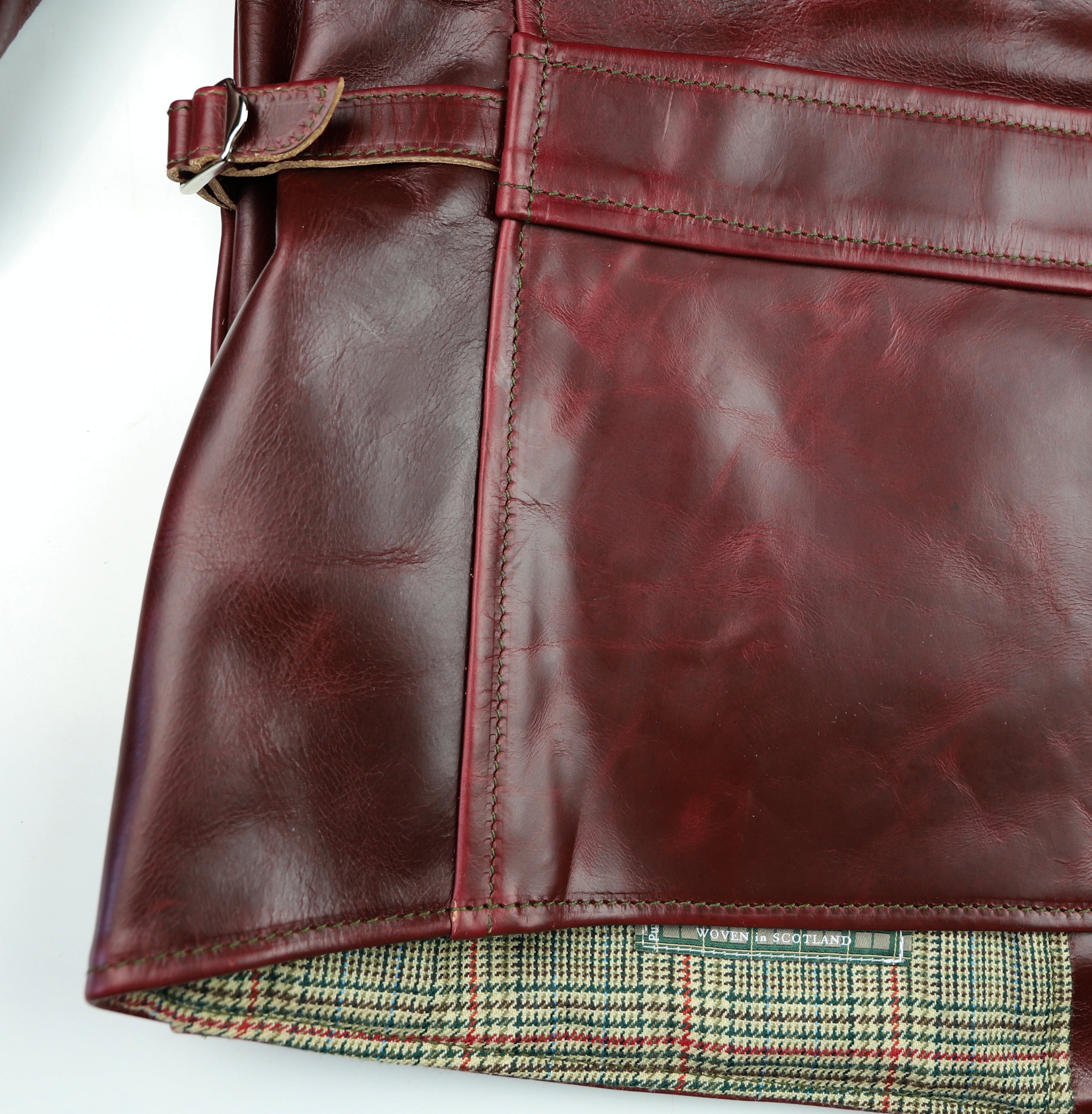 Aero 1930s Half Belt, size 44, Cordovan CXL Steerhide