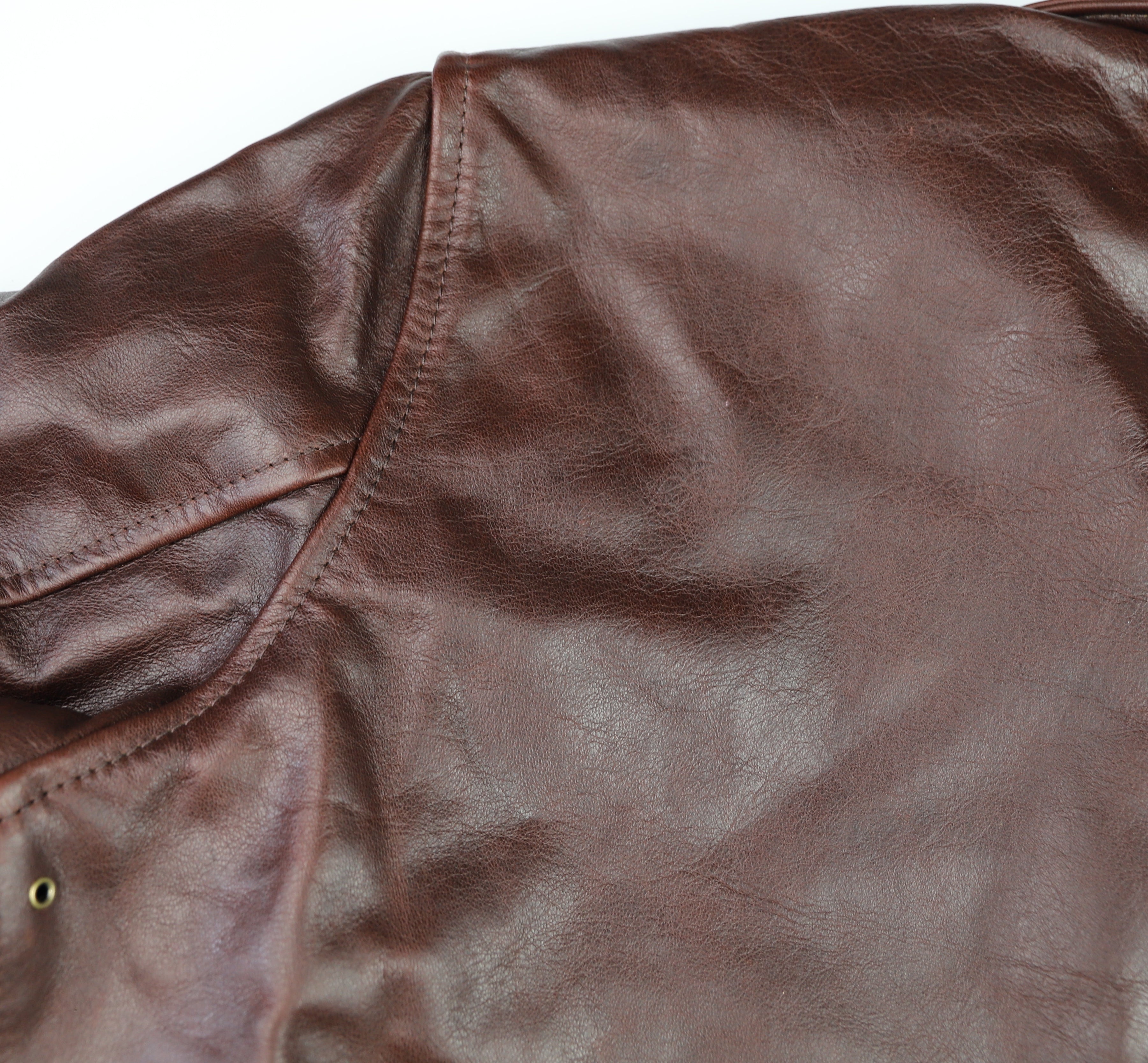 Aero 1950s Flight Jacket, size 42, Brown Pinnacle Horsehide