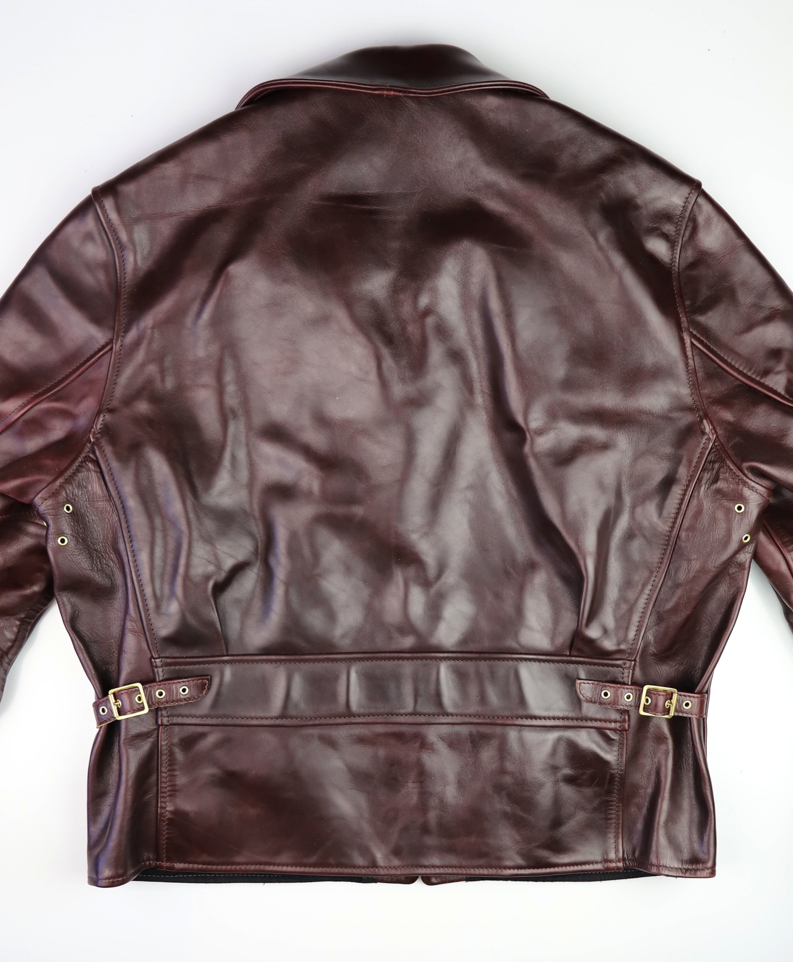 Aero 1950s Half Belt, sz 4, Cordovan CXL FQHH, Gently Worn
