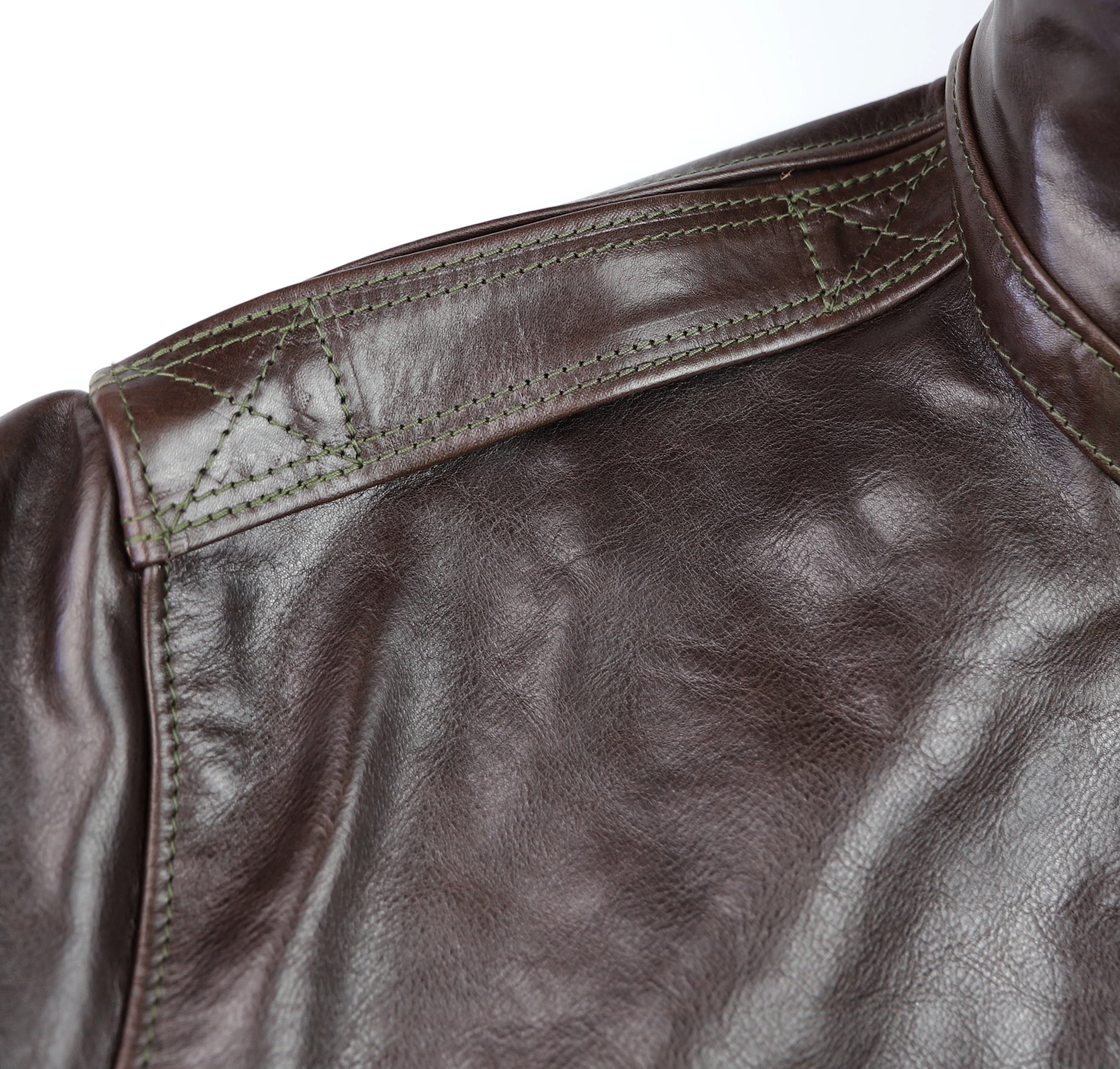 Aero A-2 Military Flight Jacket, size 48, Chestnut Badalassi Cowhide