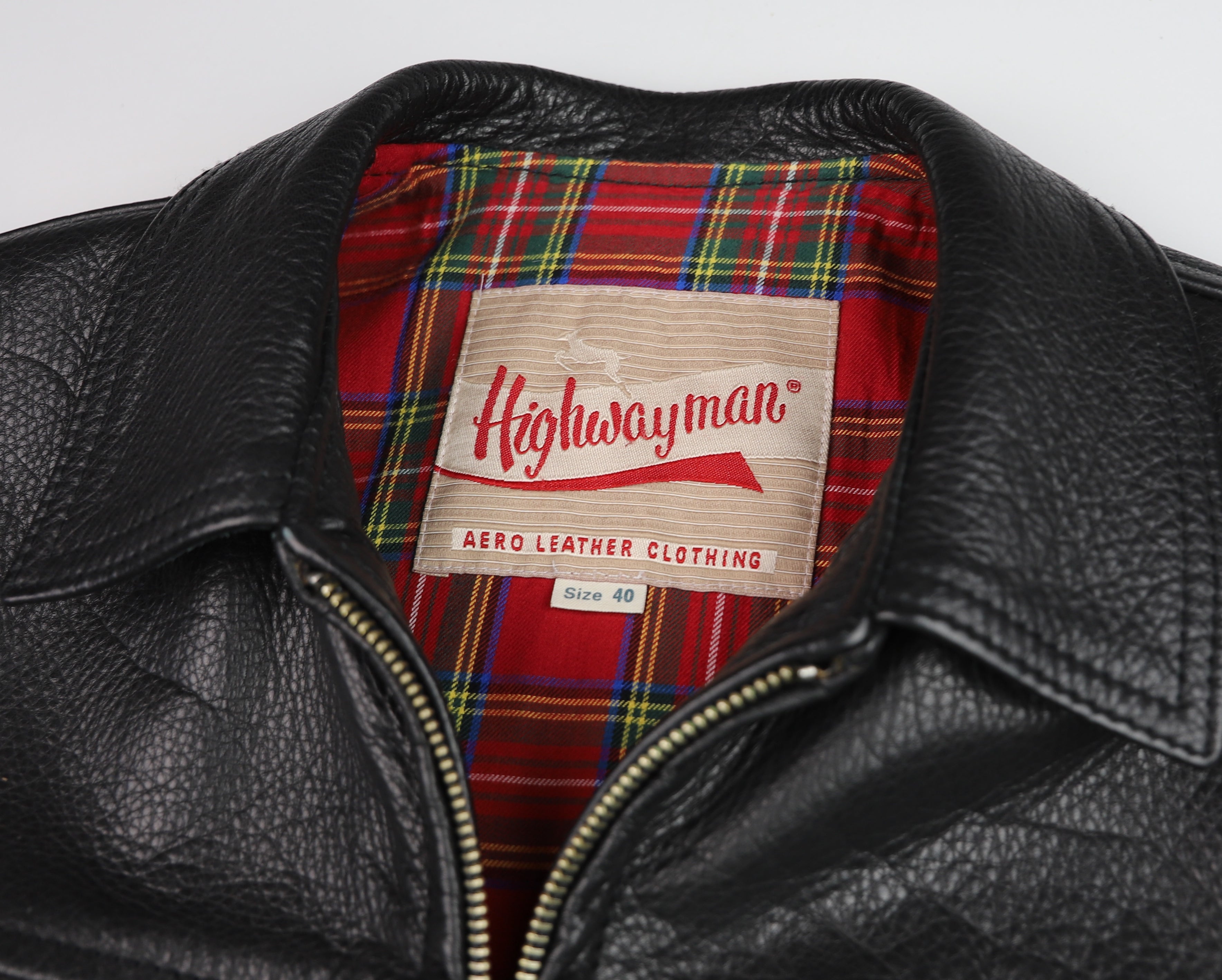 Aero 59'er Highwayman, size 40, Black Soft Steerhide, Gently Worn