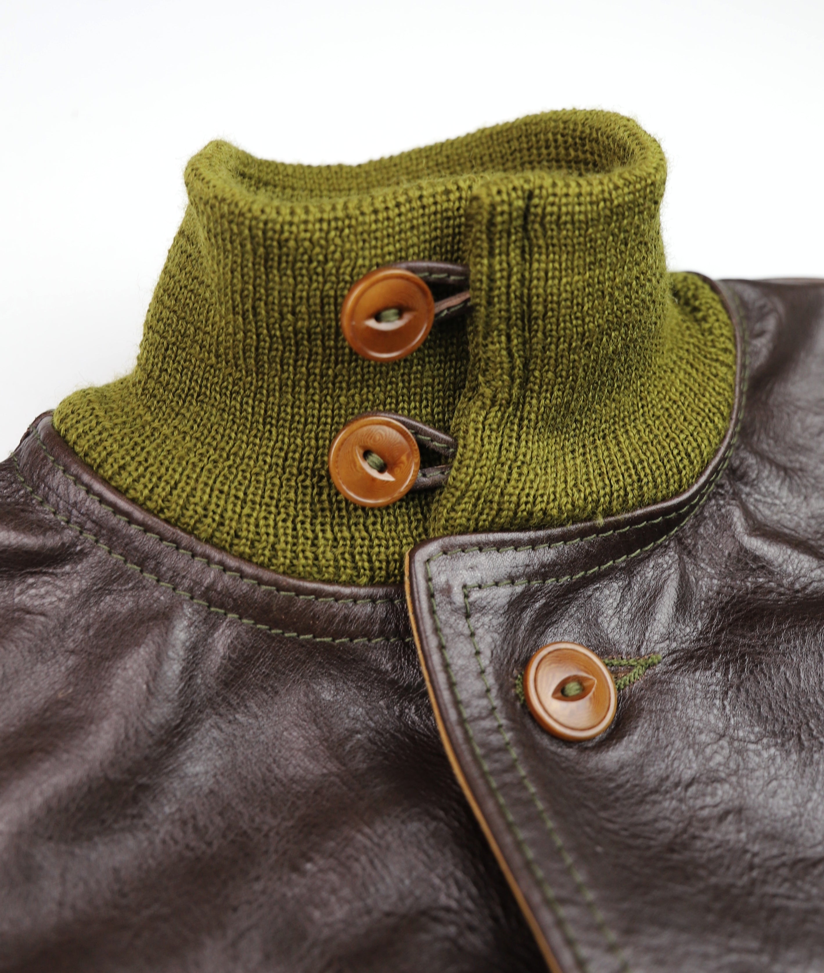 Aero A-1 Military Flight Jacket, size 40, Chestnut Badalassi