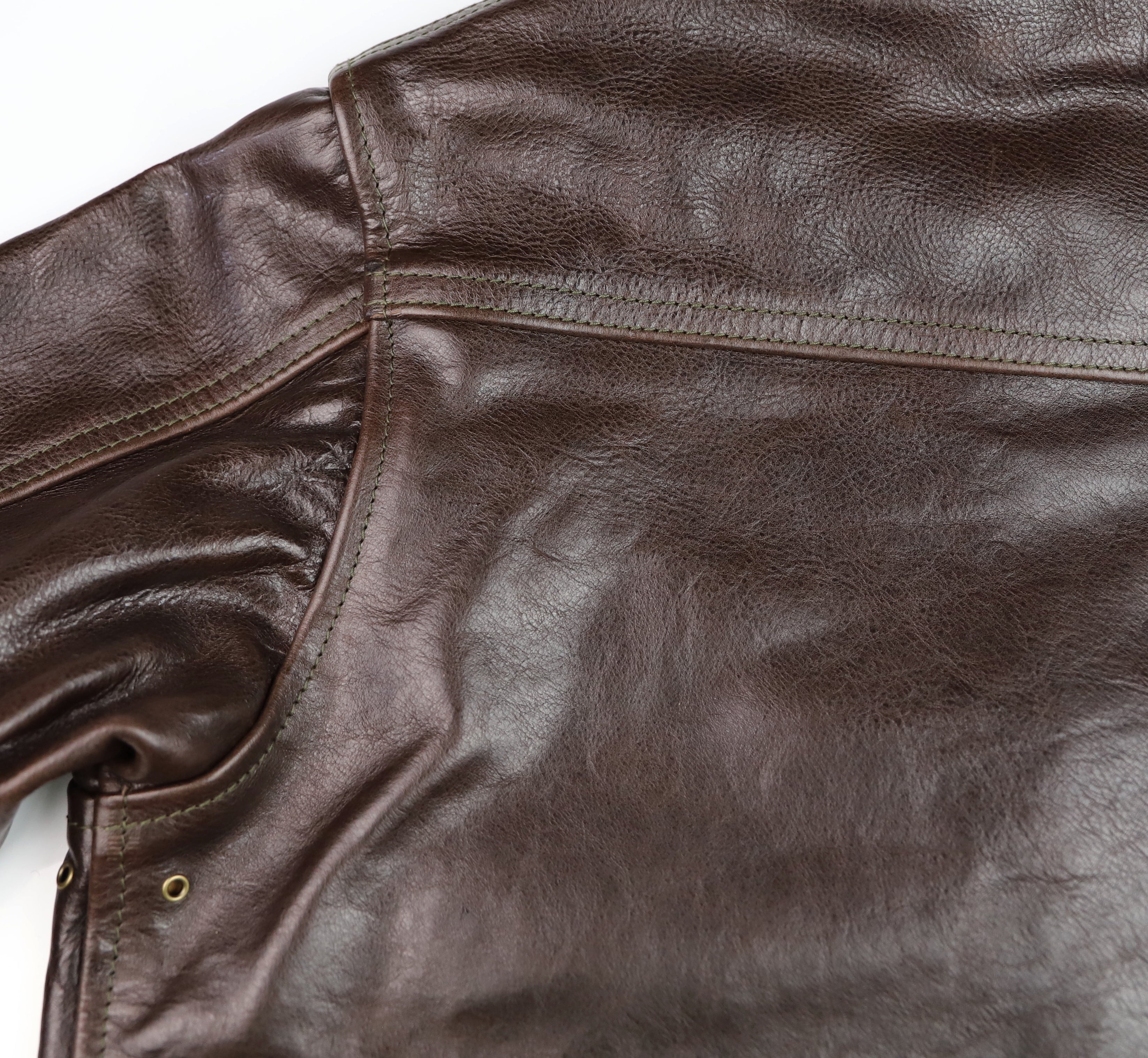 Aero A-1 Military Flight Jacket, size 40, Chestnut Badalassi