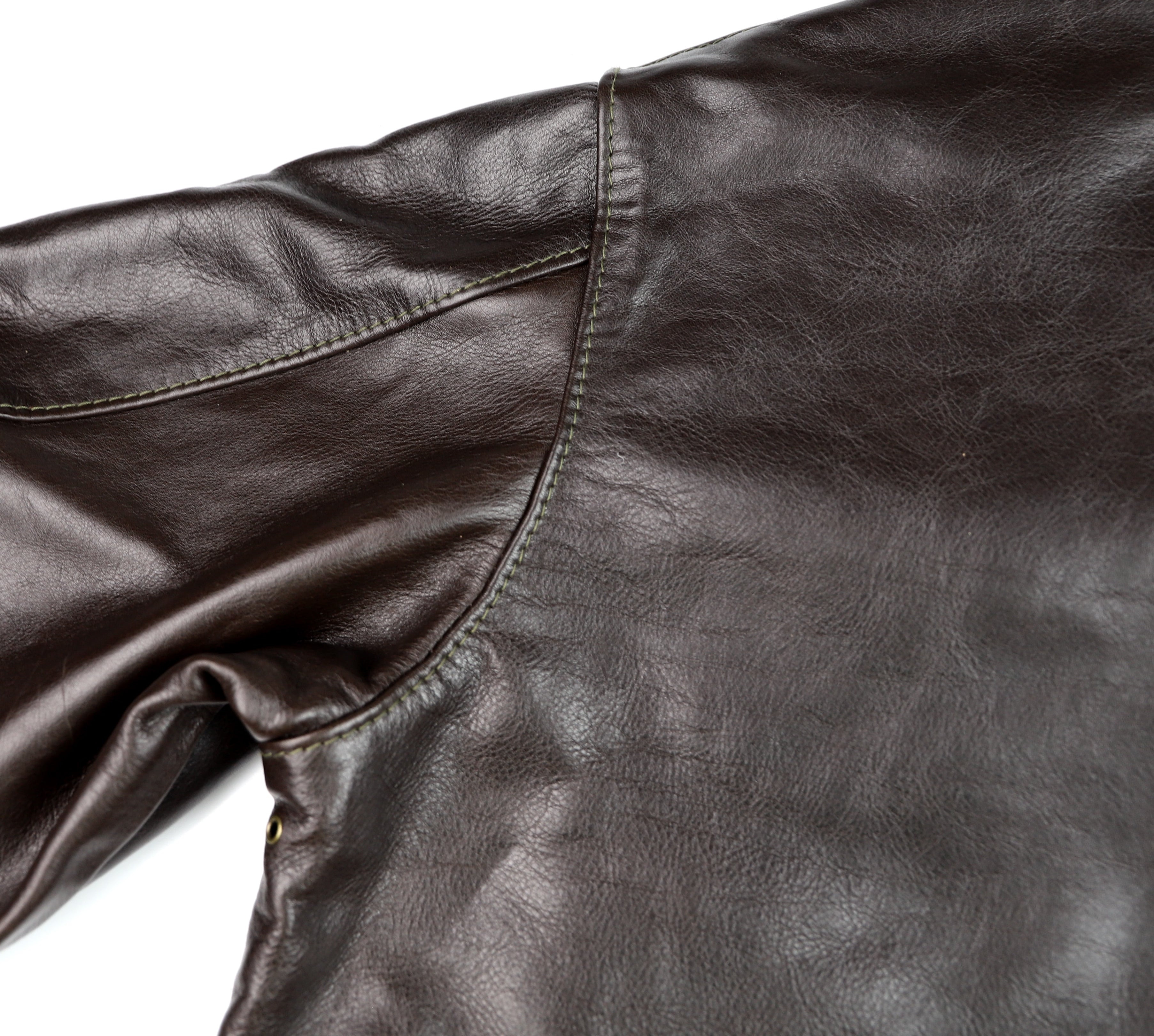 Aero A-2 Military Flight Jacket, size 48, Dark Seal Vicenza Horsehide