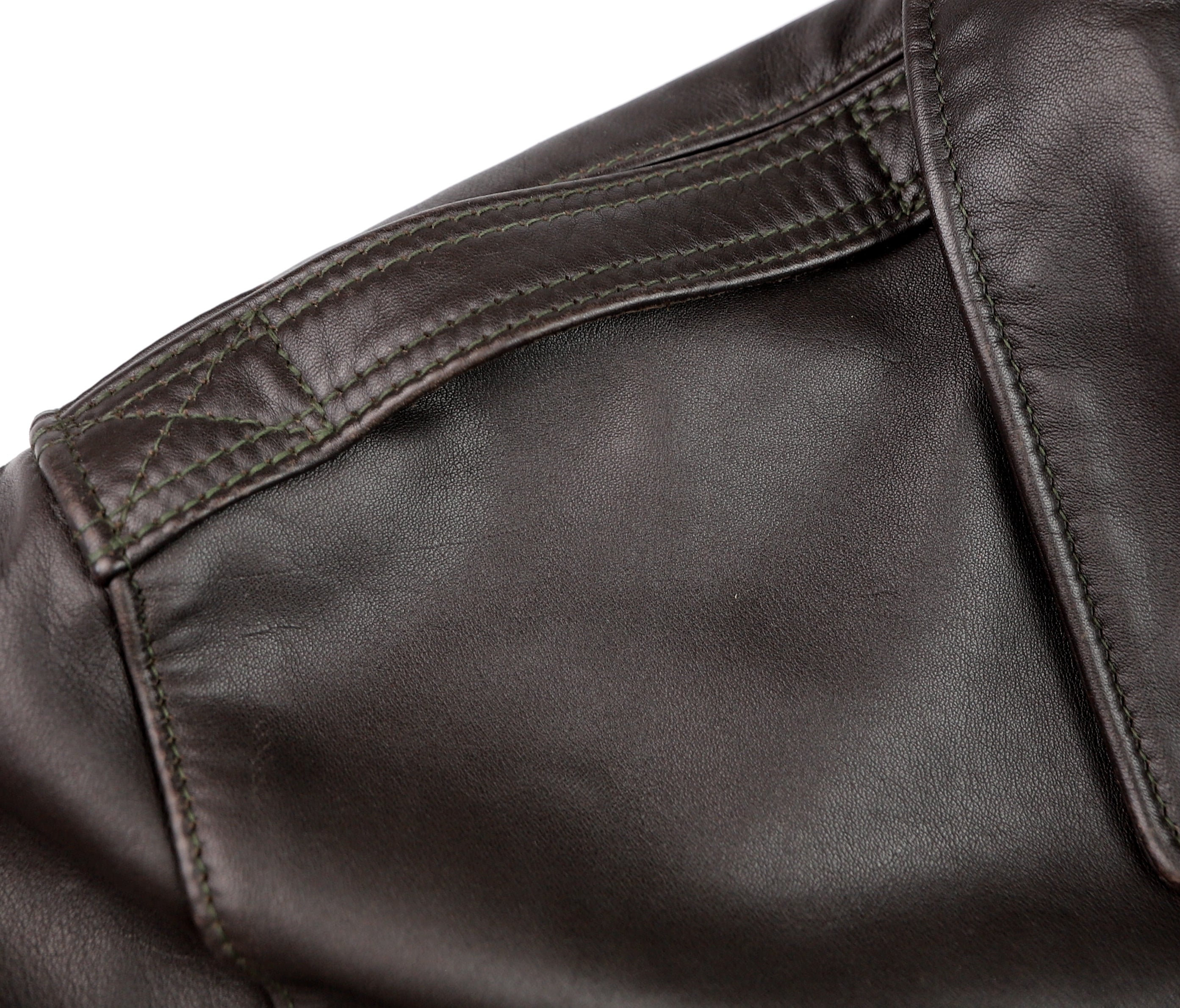 Aero A-2 Military Flight Jacket, size 44, Brown Mid-weight Steerhide, Gently Worn