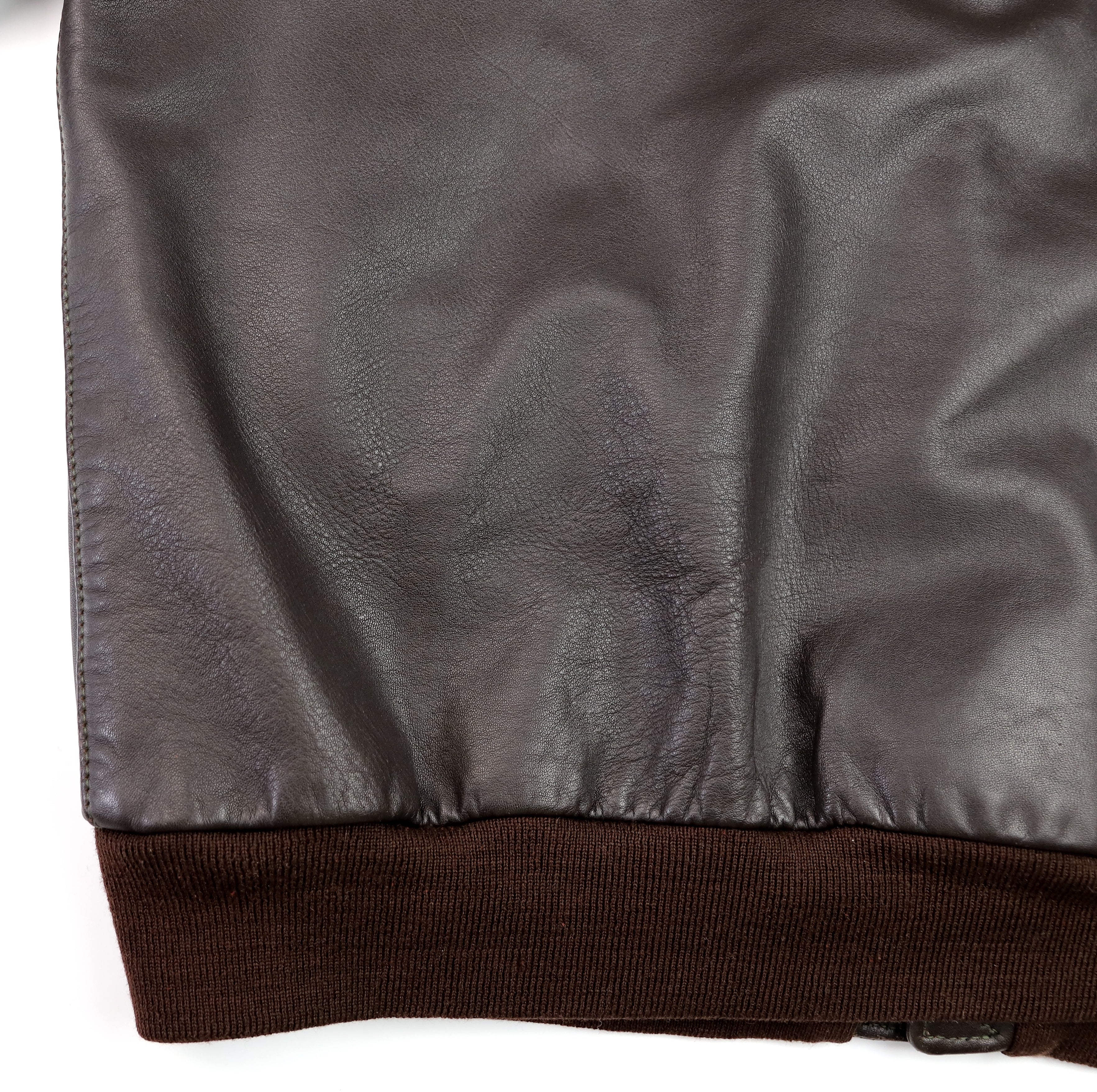 Aero A-2 Military Flight Jacket, size 44, Brown Mid-weight Steerhide, Gently Worn