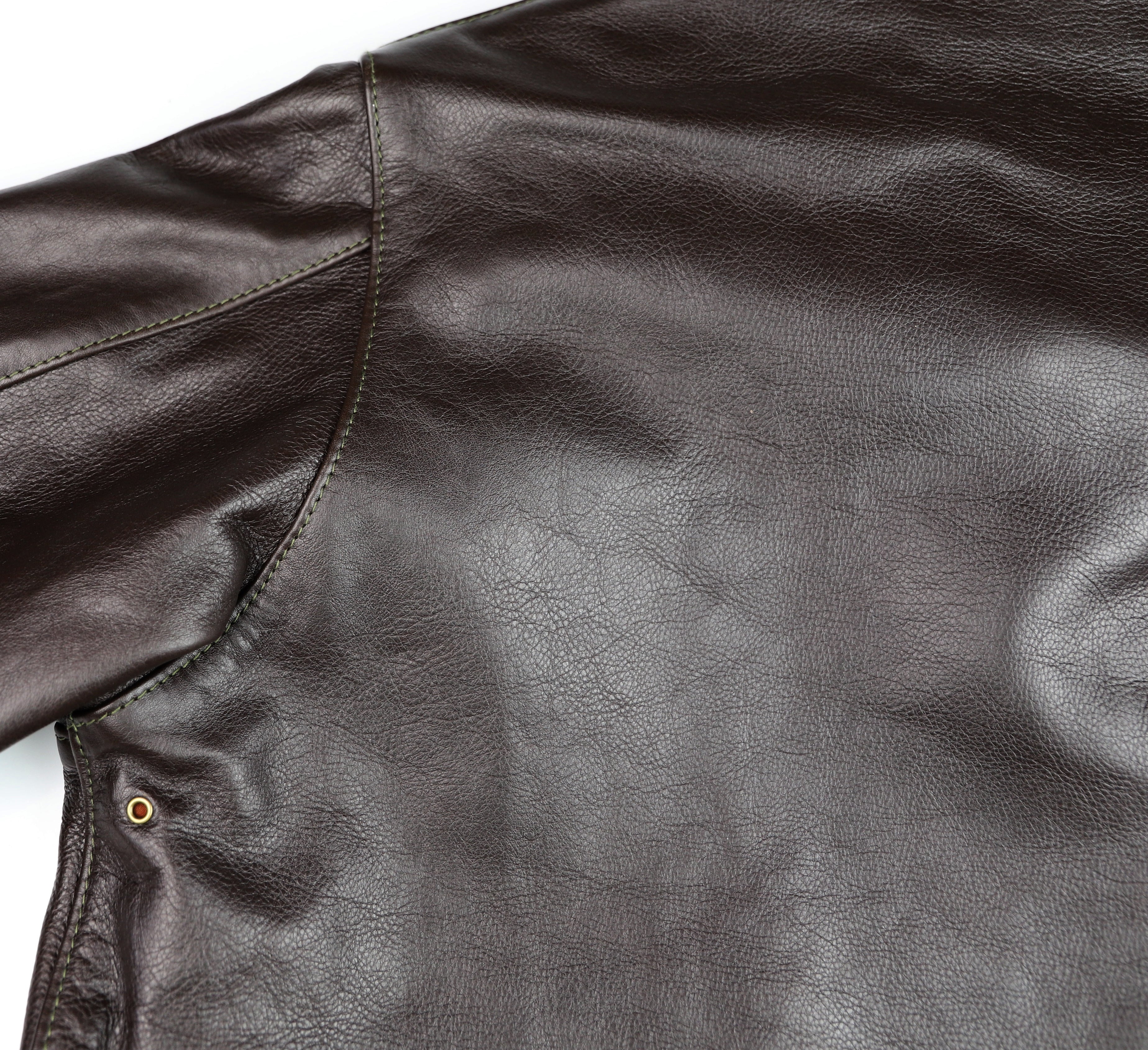 Aero A-2 Military Flight Jacket, size 46, Dark Seal Vicenza Horsehide