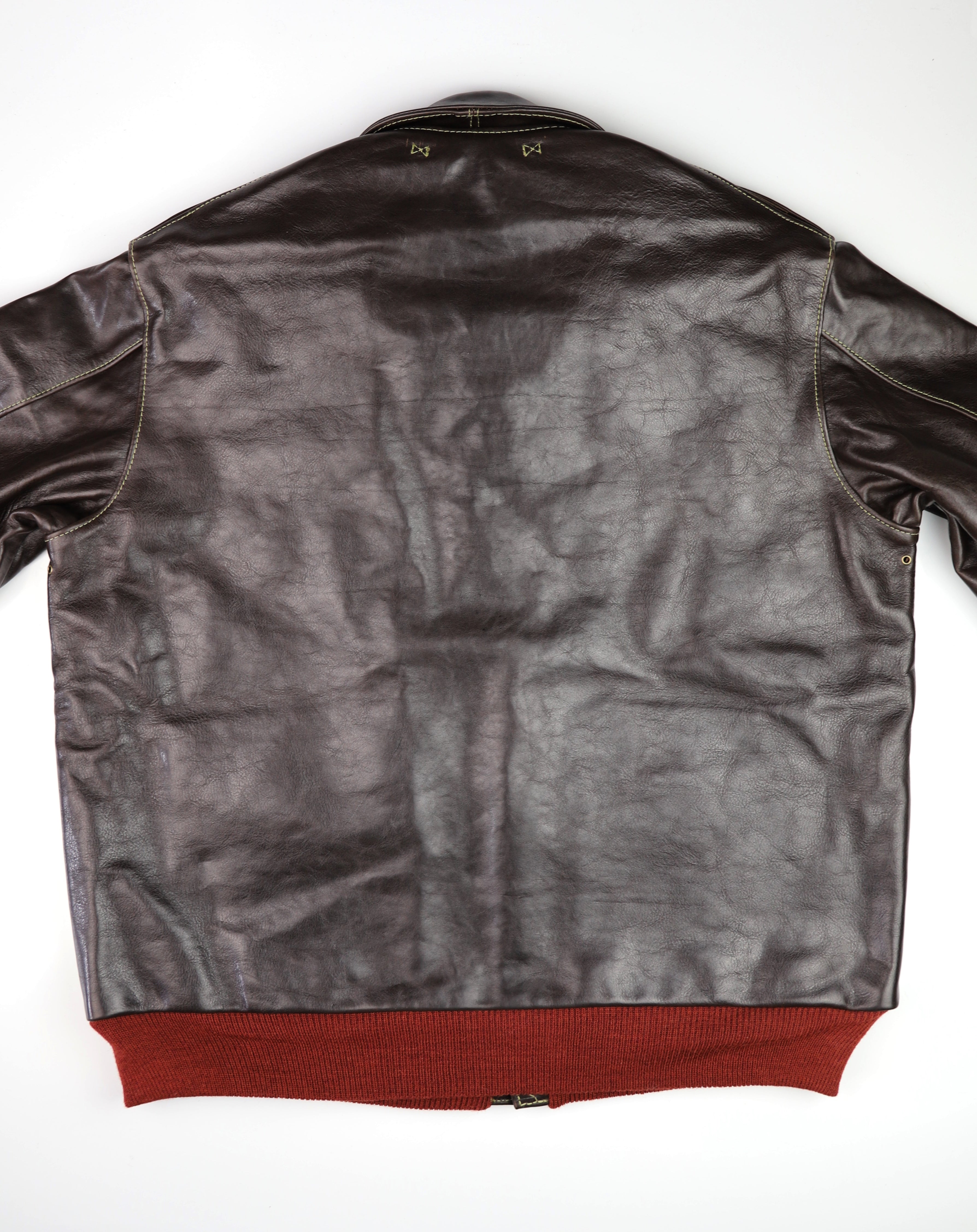 Aero A-2 Military Flight Jacket, size 48, Chestnut Badalassi