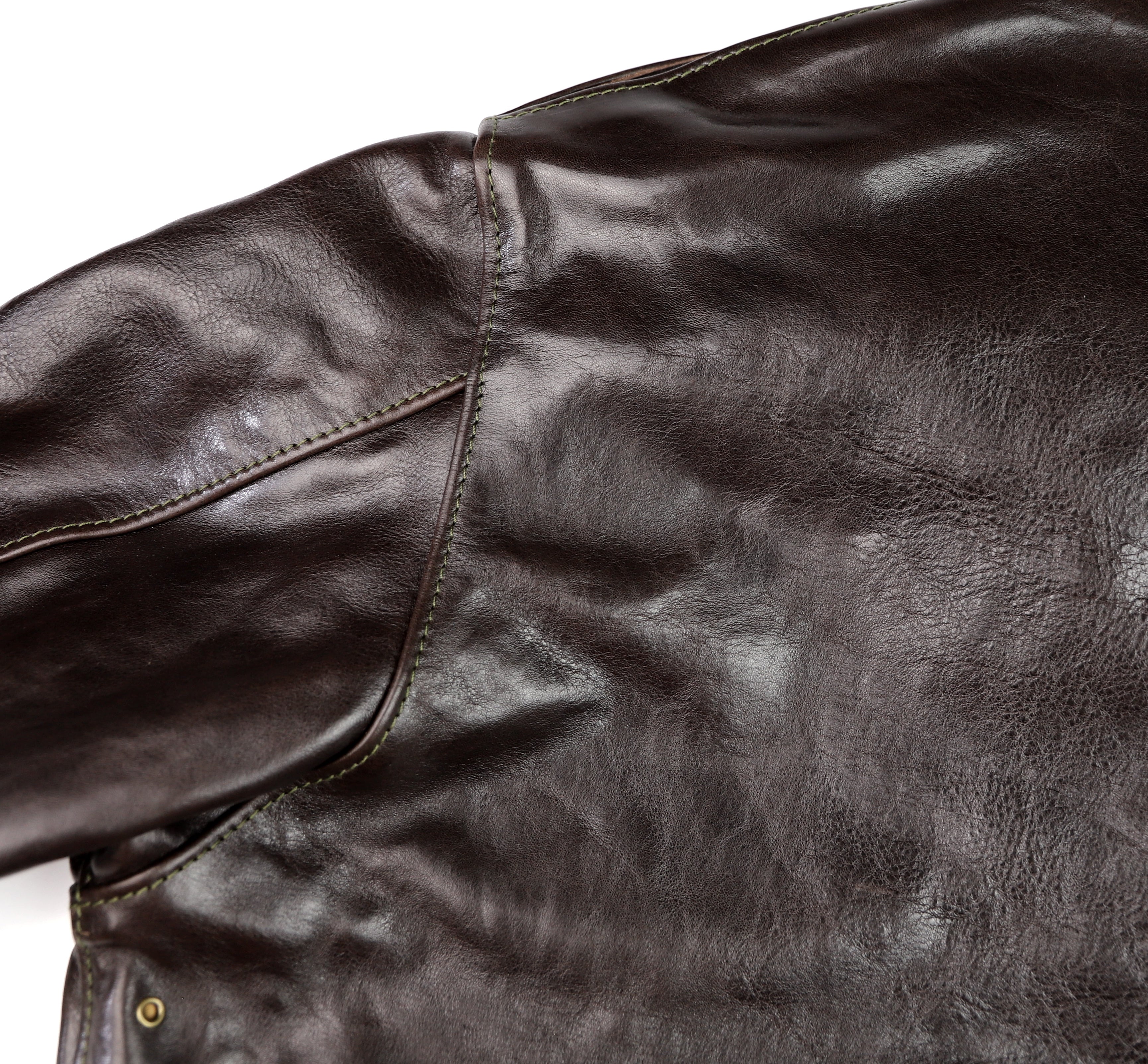 Aero A-2 Military Flight Jacket, size 44, Chestnut Badalassi Cowhide
