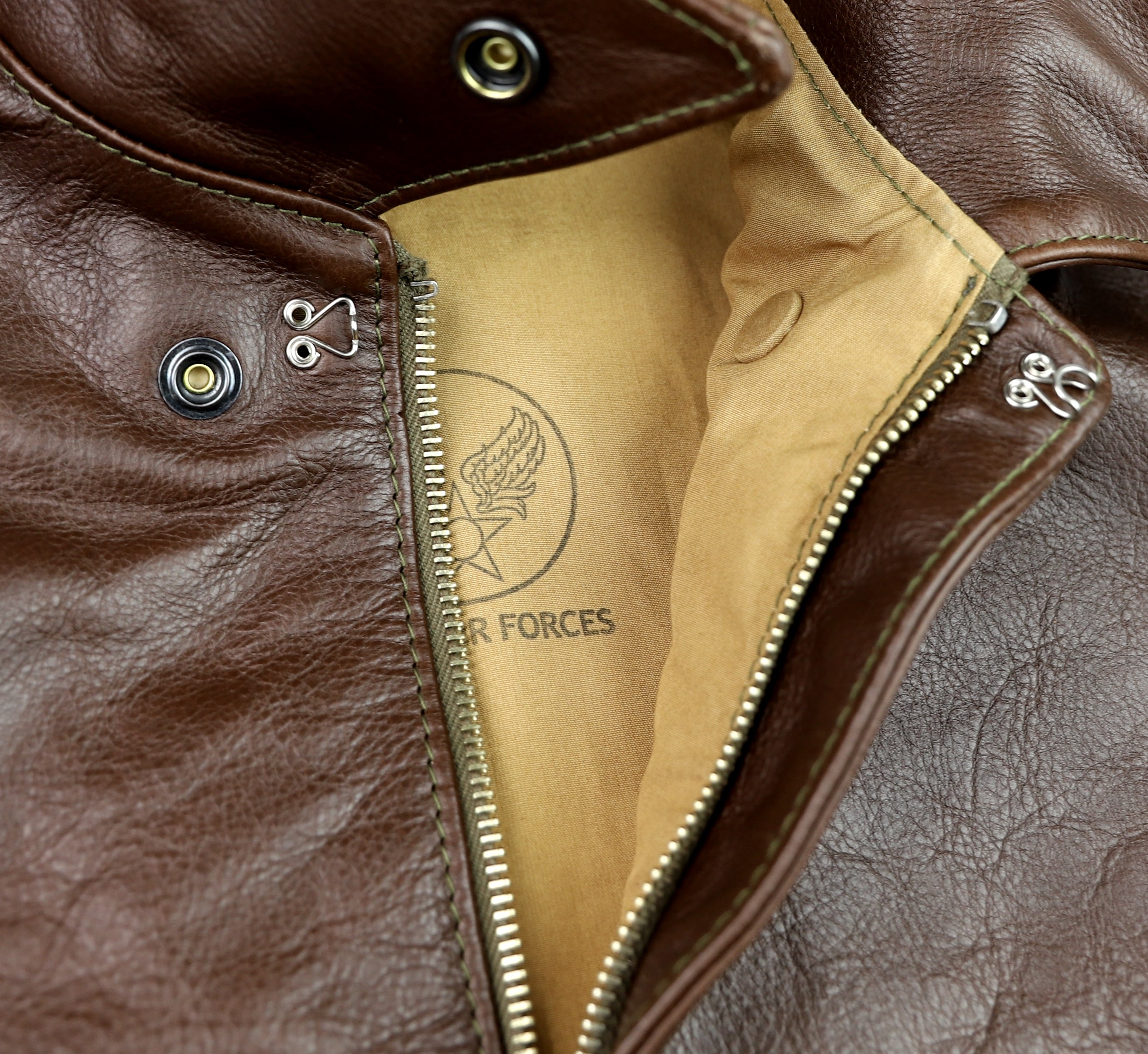 Aero A-2 Military Flight Jacket, size 44, Seal Vicenza Horsehide