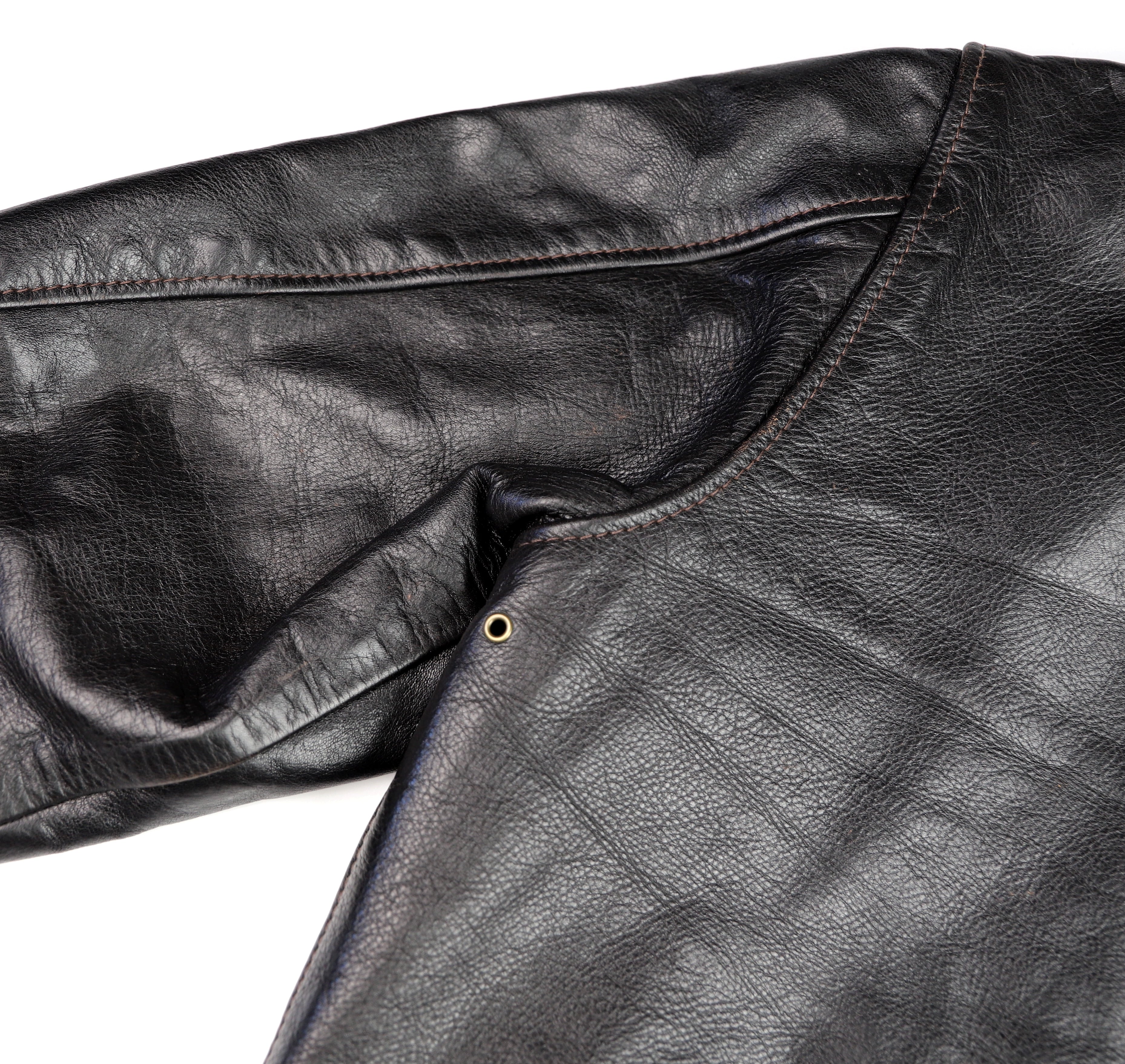 Aero A-2 Military Flight Jacket, size 40, Blackened Brown, Gently Worn