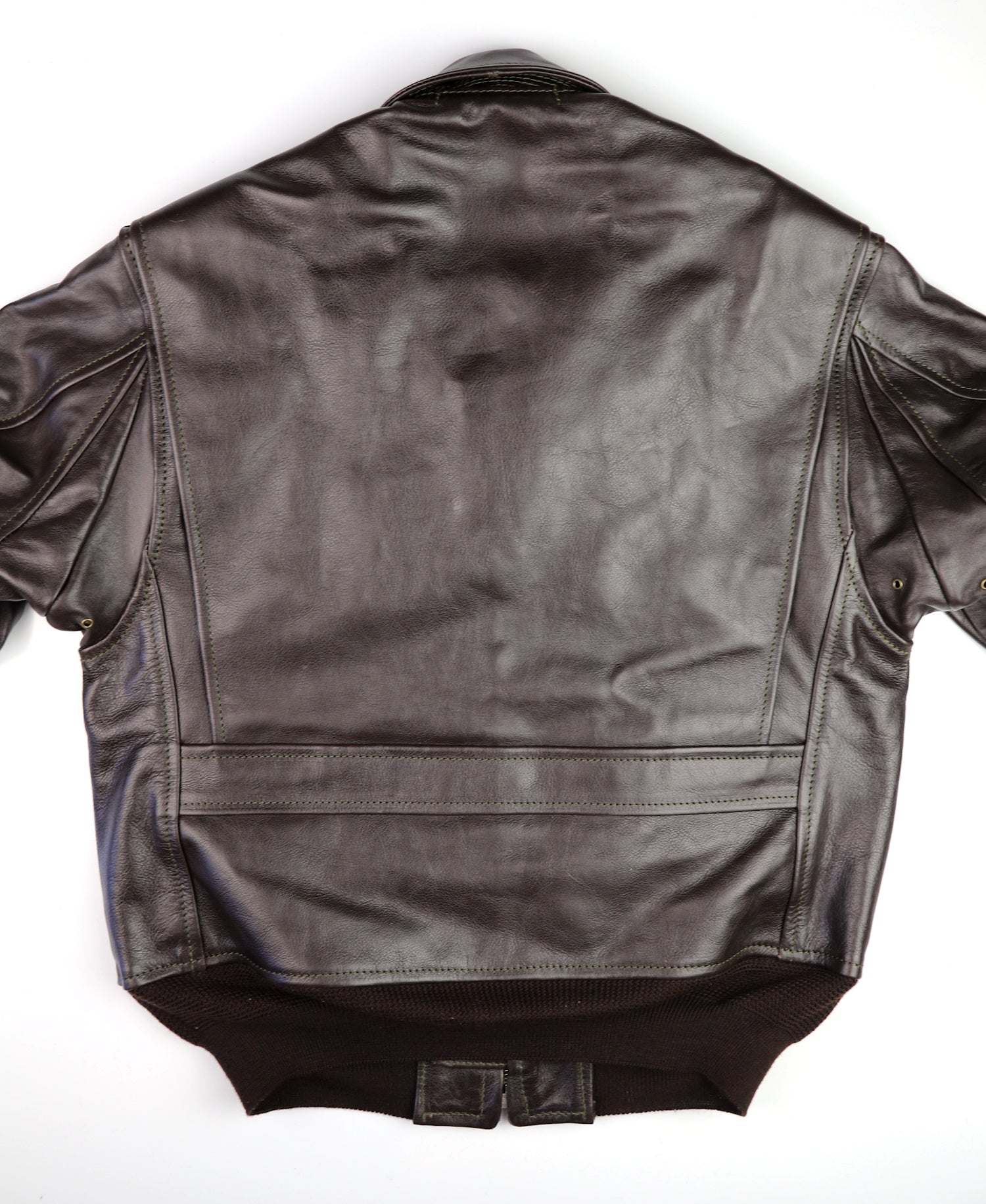 Aero AN-J-3 Military Flight Jacket, size 44, Dark Seal Vicenza Horsehide, Almost New