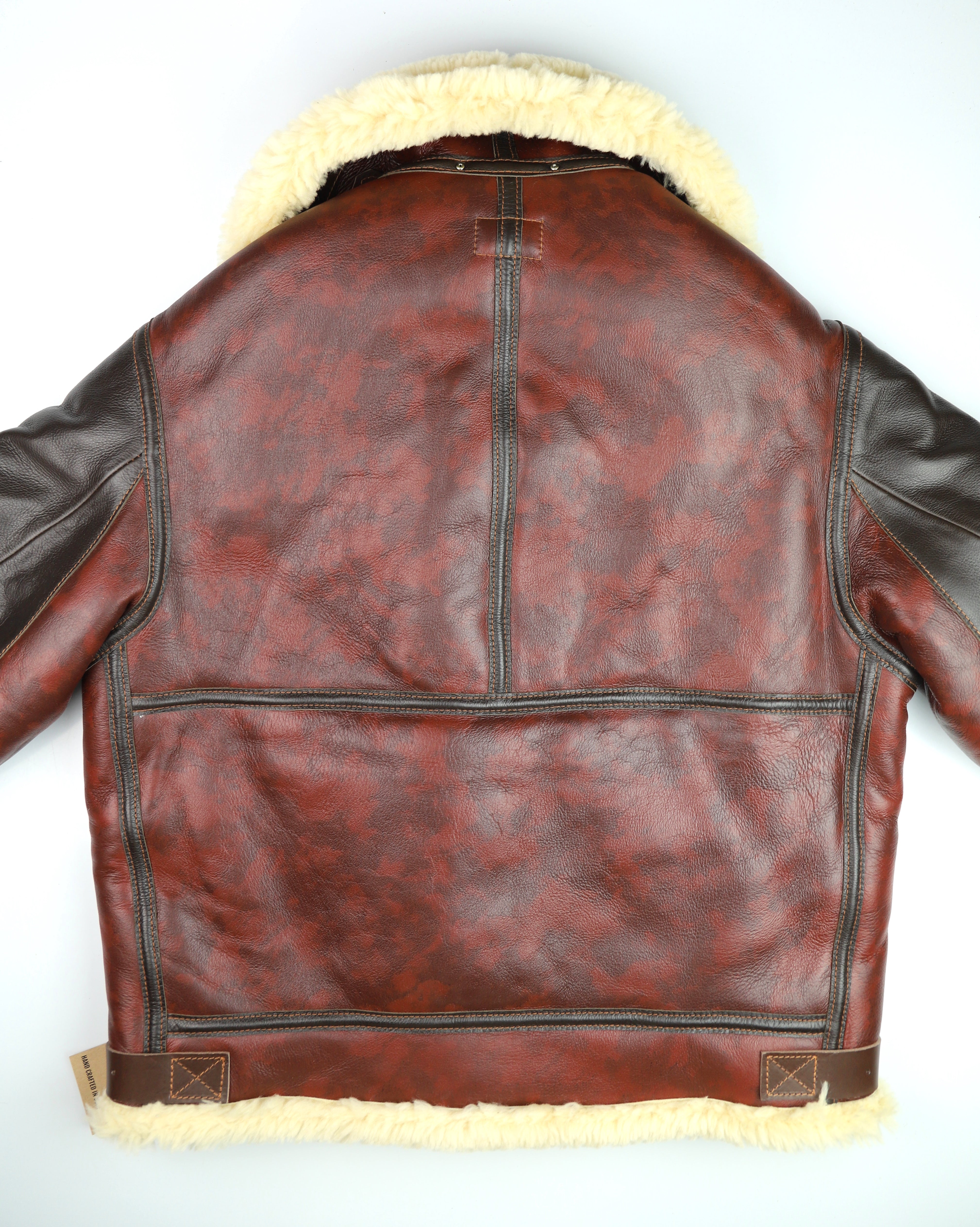 Aero B-3 Military Flight Jacket, size 40, Redskin with Dark Seal Vicenza Trim