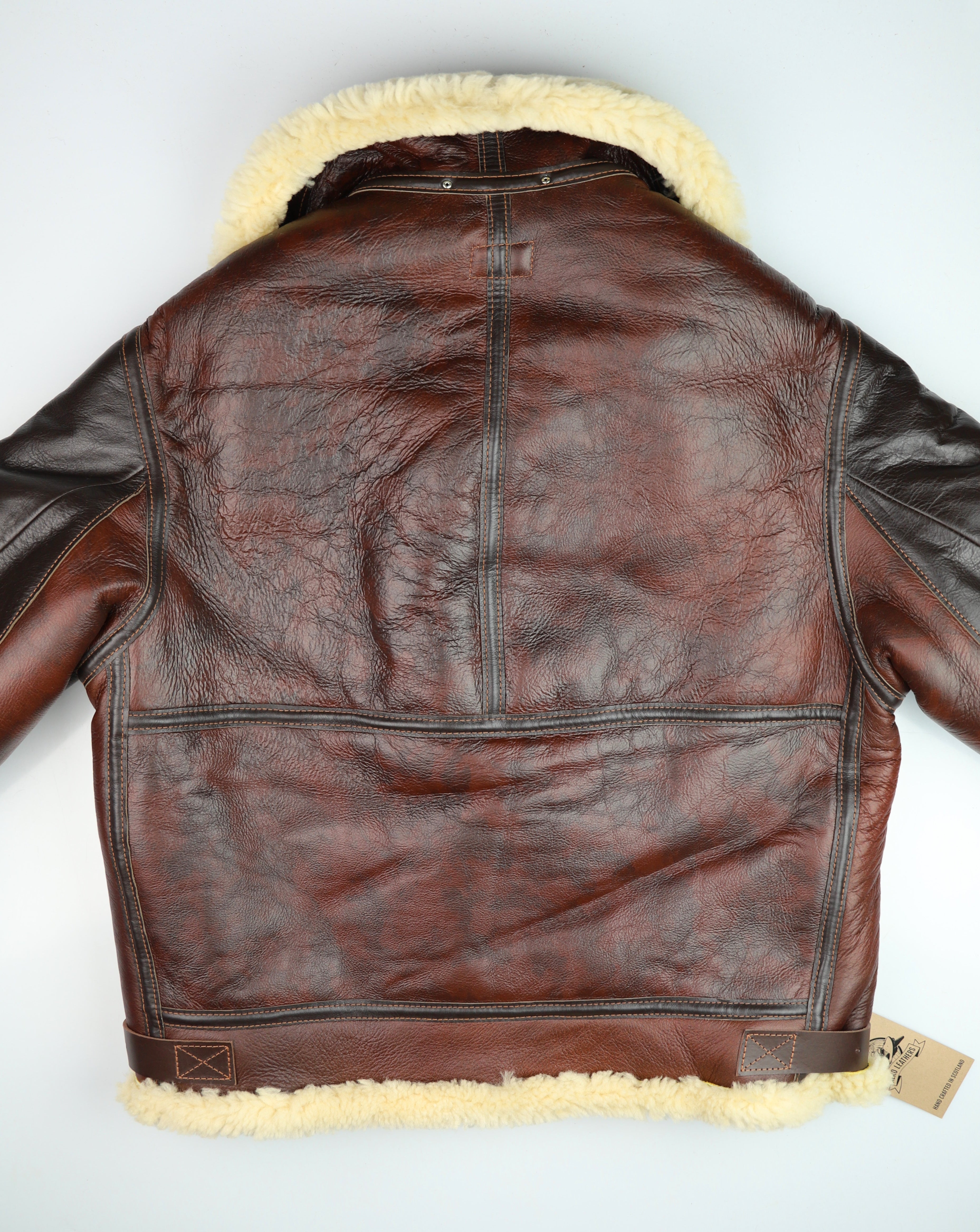 Aero B-3 Military Flight Jacket, size 40, Redskin with Dark Seal Vicenza Trim