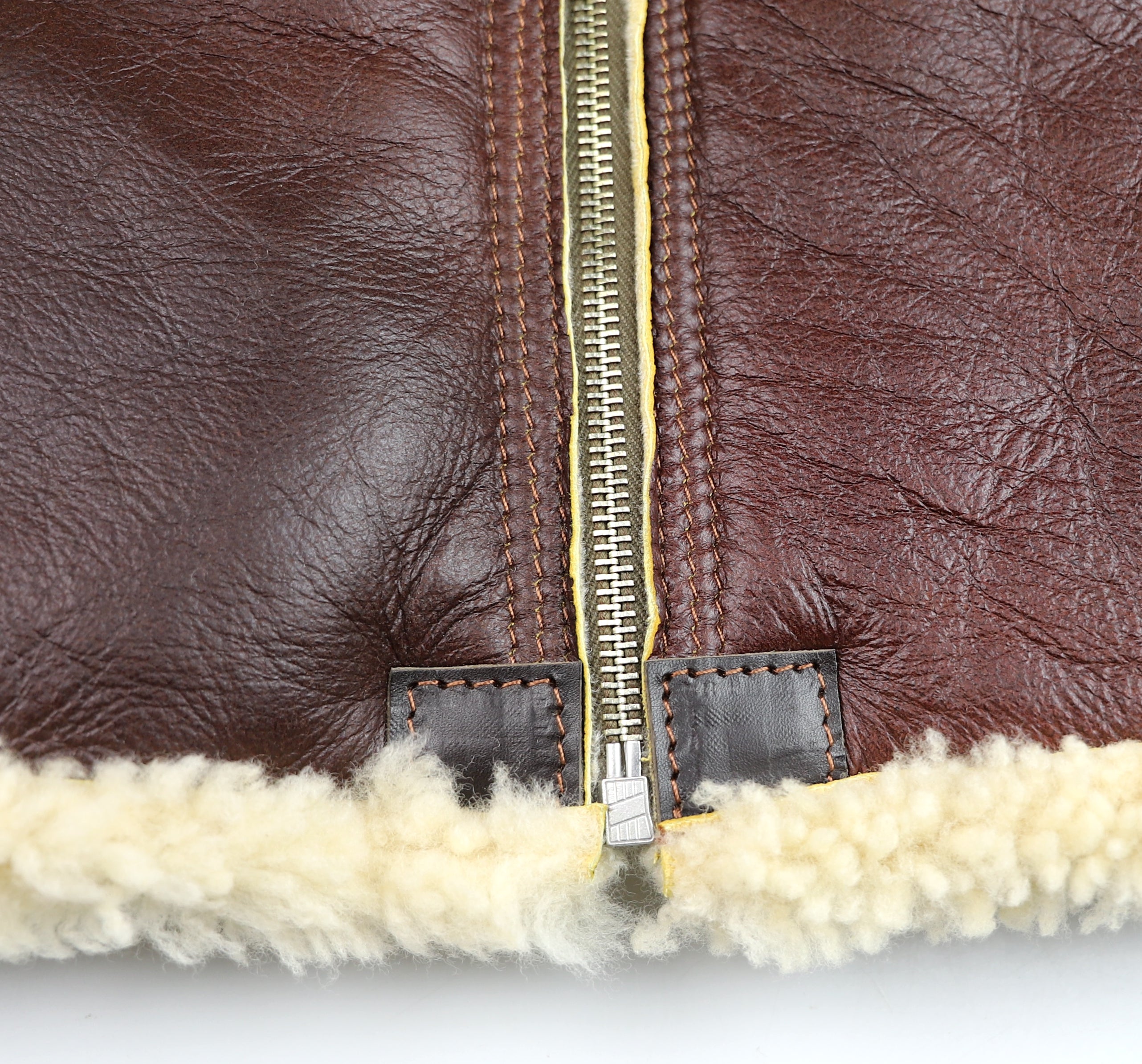 Aero B-6 Military Flight Jacket, size 44, Russet with Dark Seal Vicenza Trim