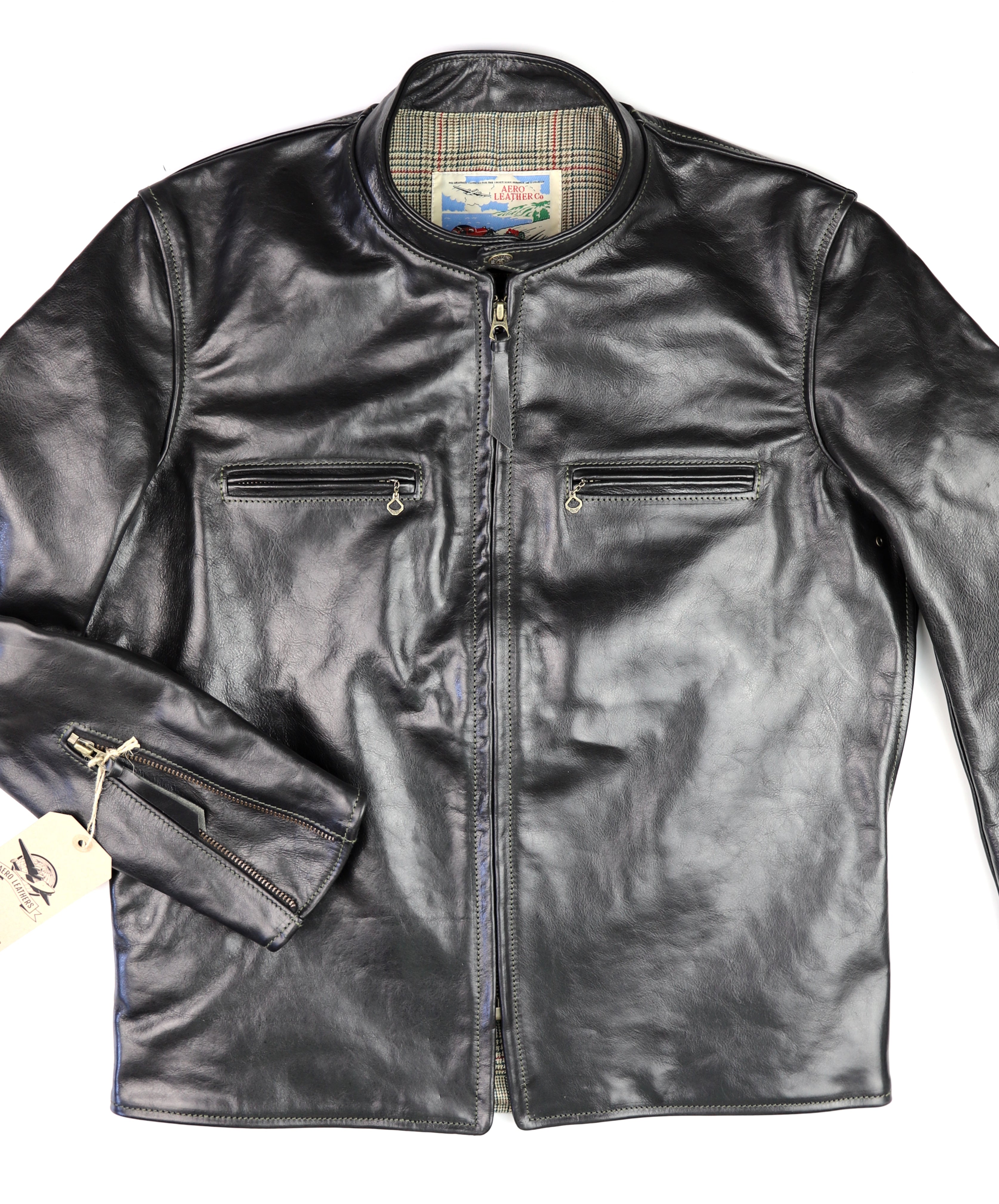 Aero Board Racer, size 44, Black Badalassi Cowhide