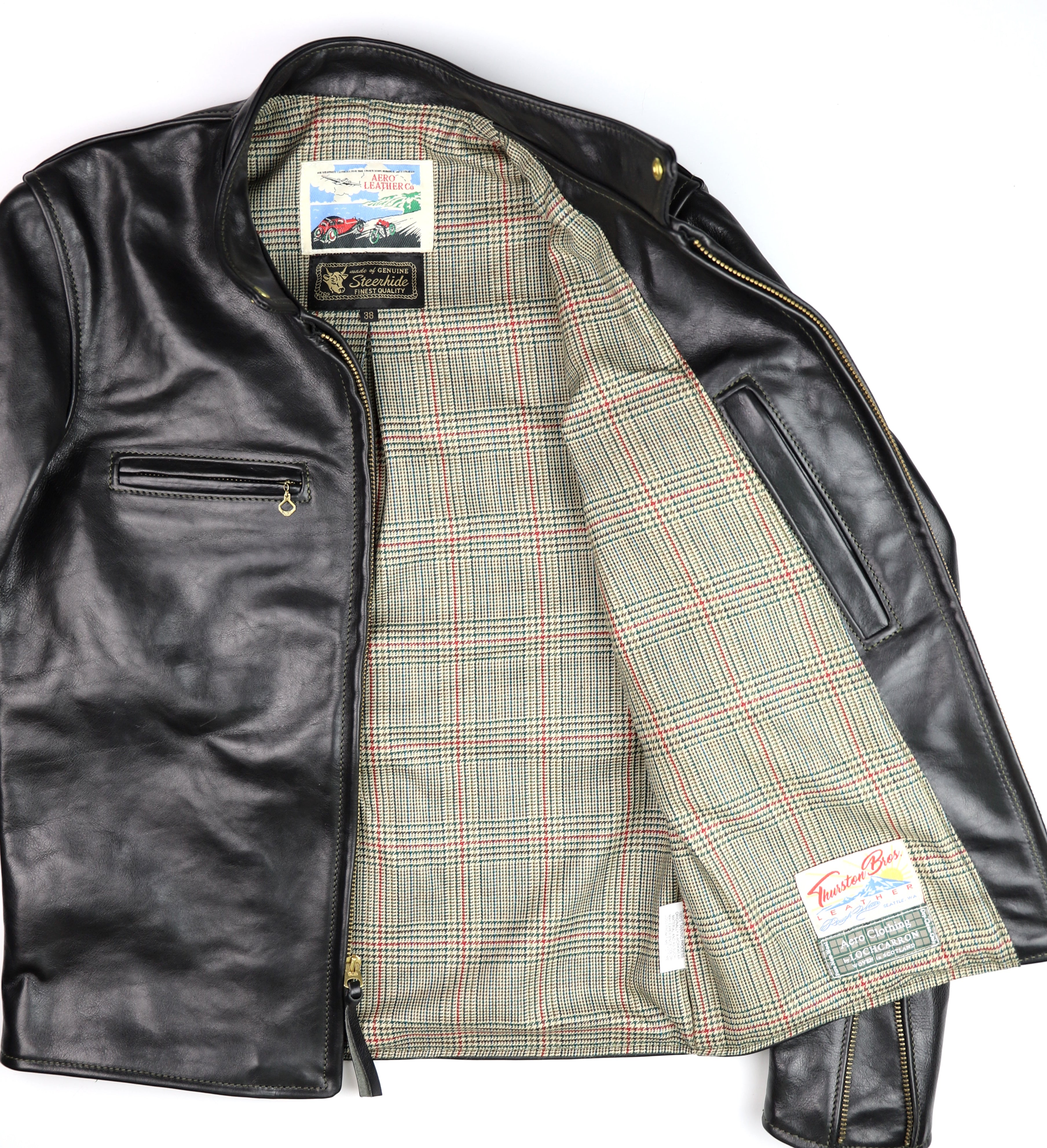 Aero J100 Board Racer, size 38, Black Badalassi Cowhide