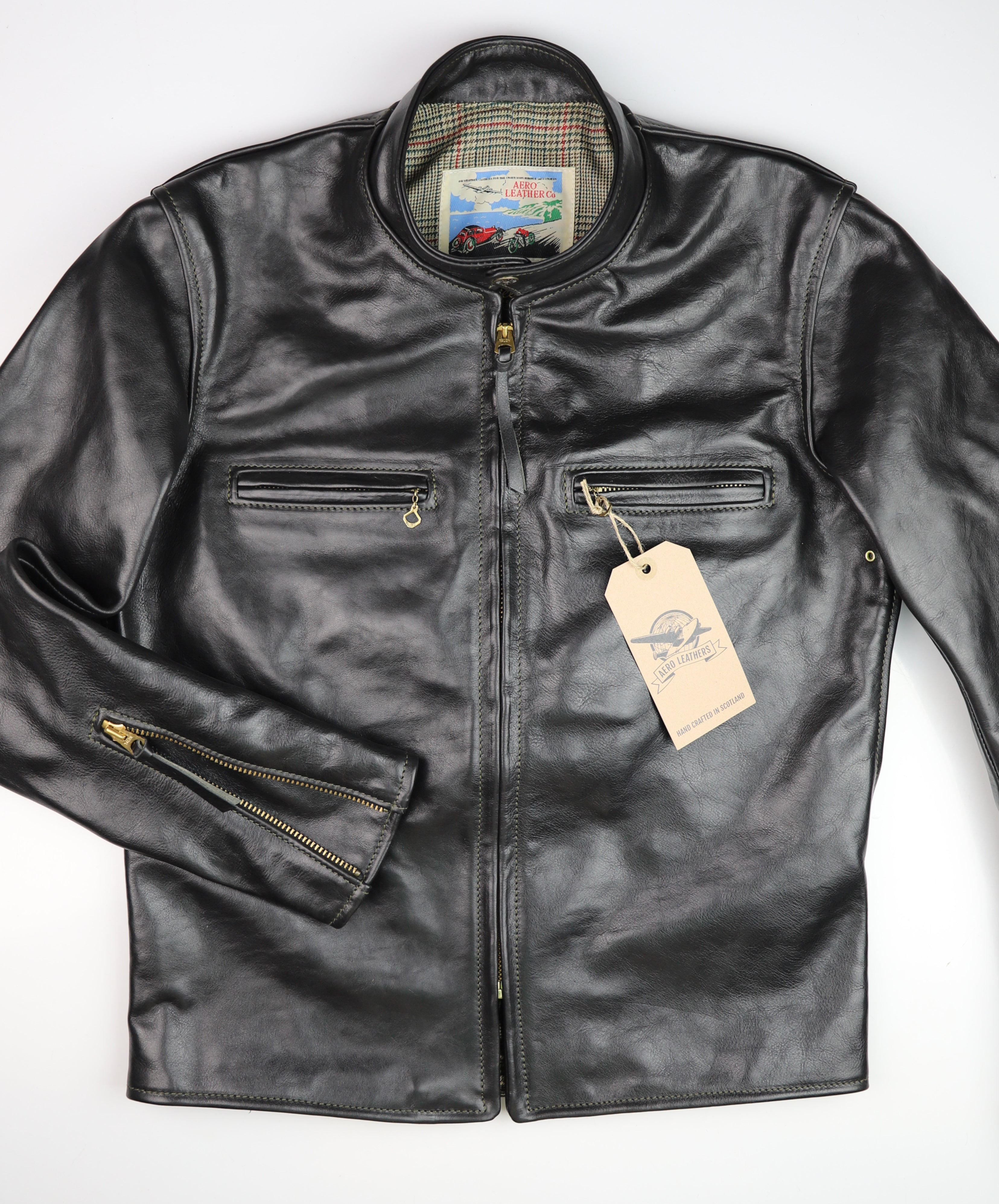 Aero J100 Board Racer, size 38, Black Badalassi Cowhide