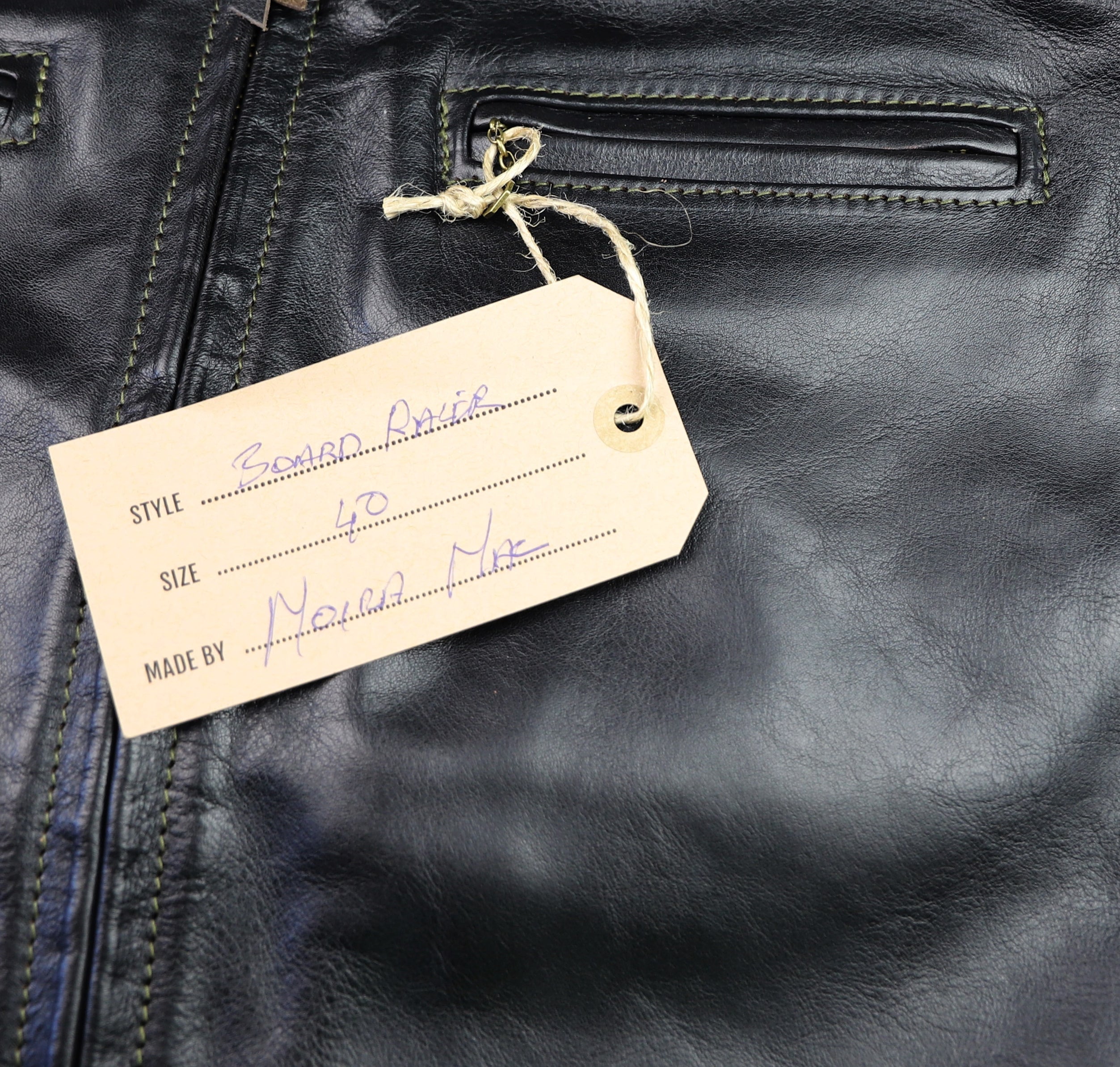 Aero Board Racer, size 40, Blackened Brown Vicenza Horsehide