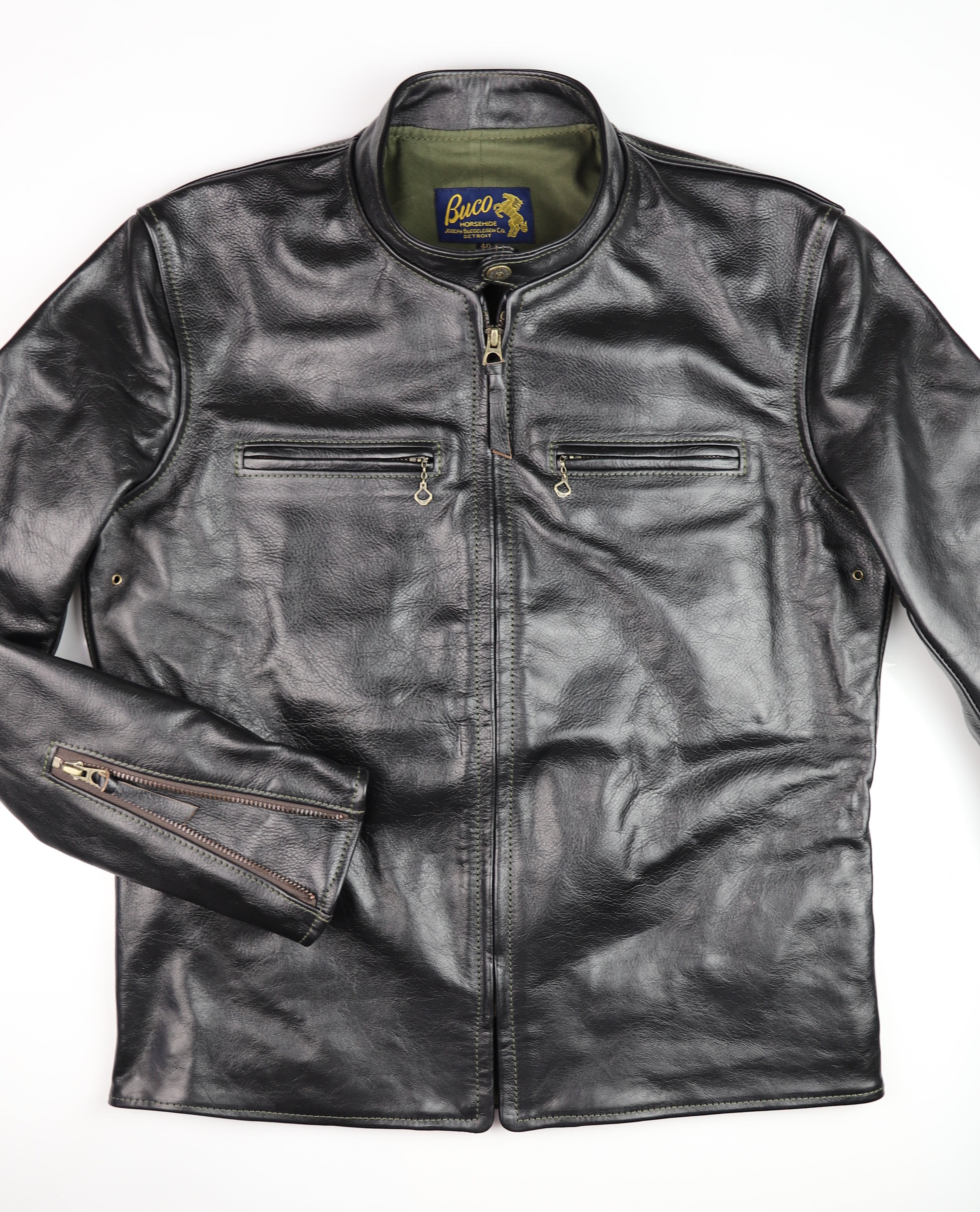 Aero Board Racer, size 40, Blackened Brown Vicenza Horsehide