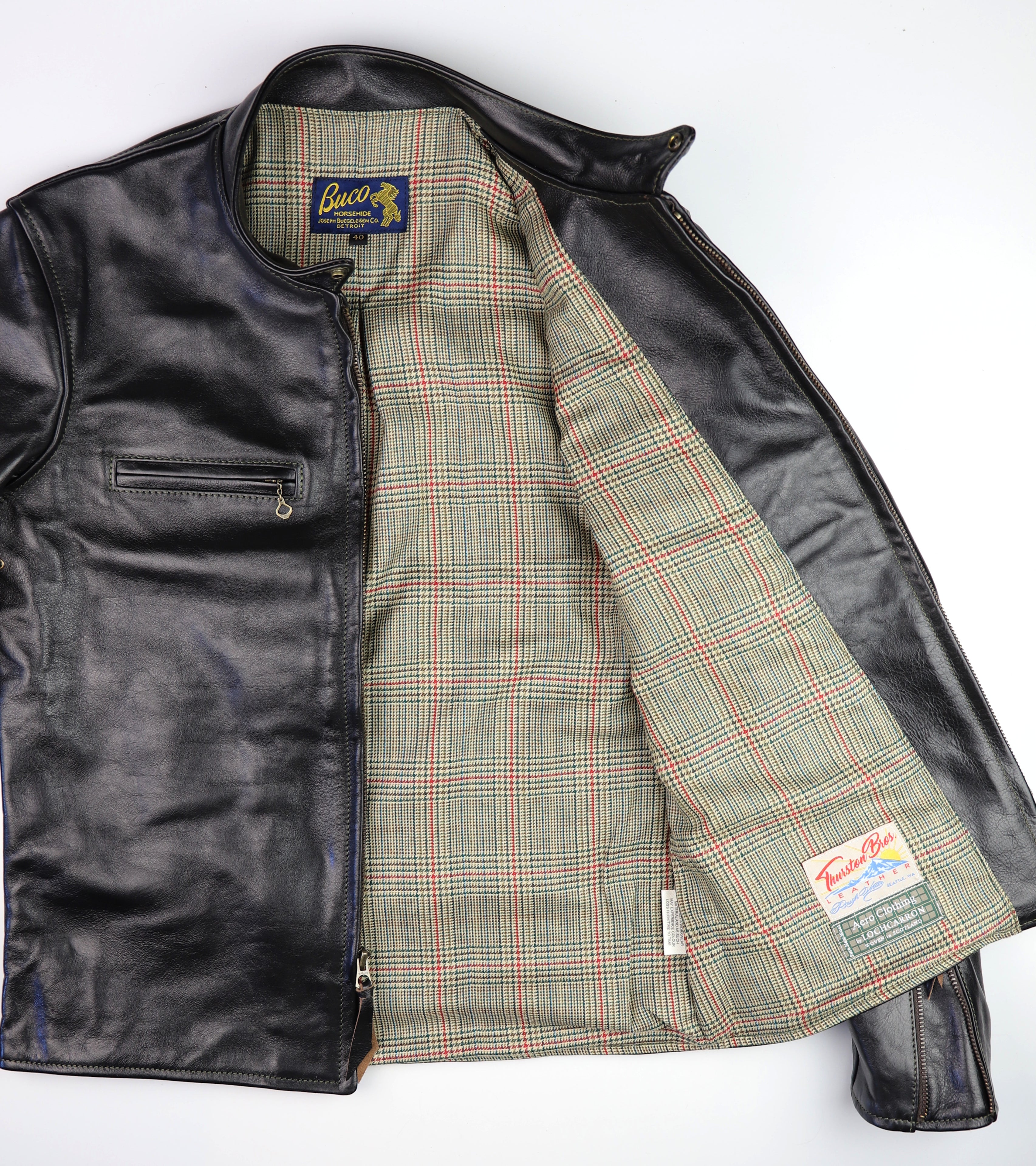 Aero Board Racer, size 40, Blackened Brown Vicenza Horsehide