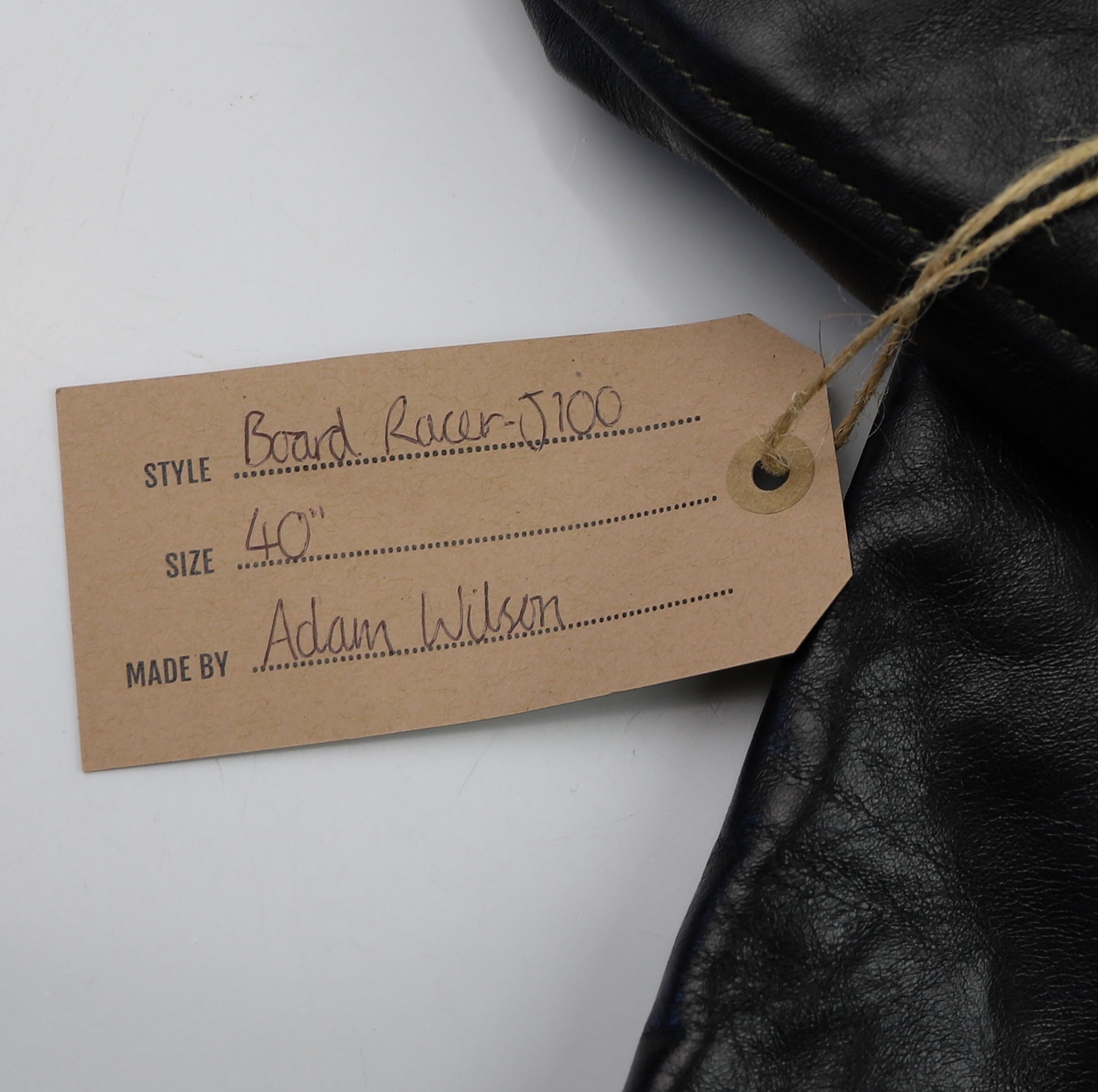 Aero Board Racer, size 40, Blackened Brown Vicenza Horsehide