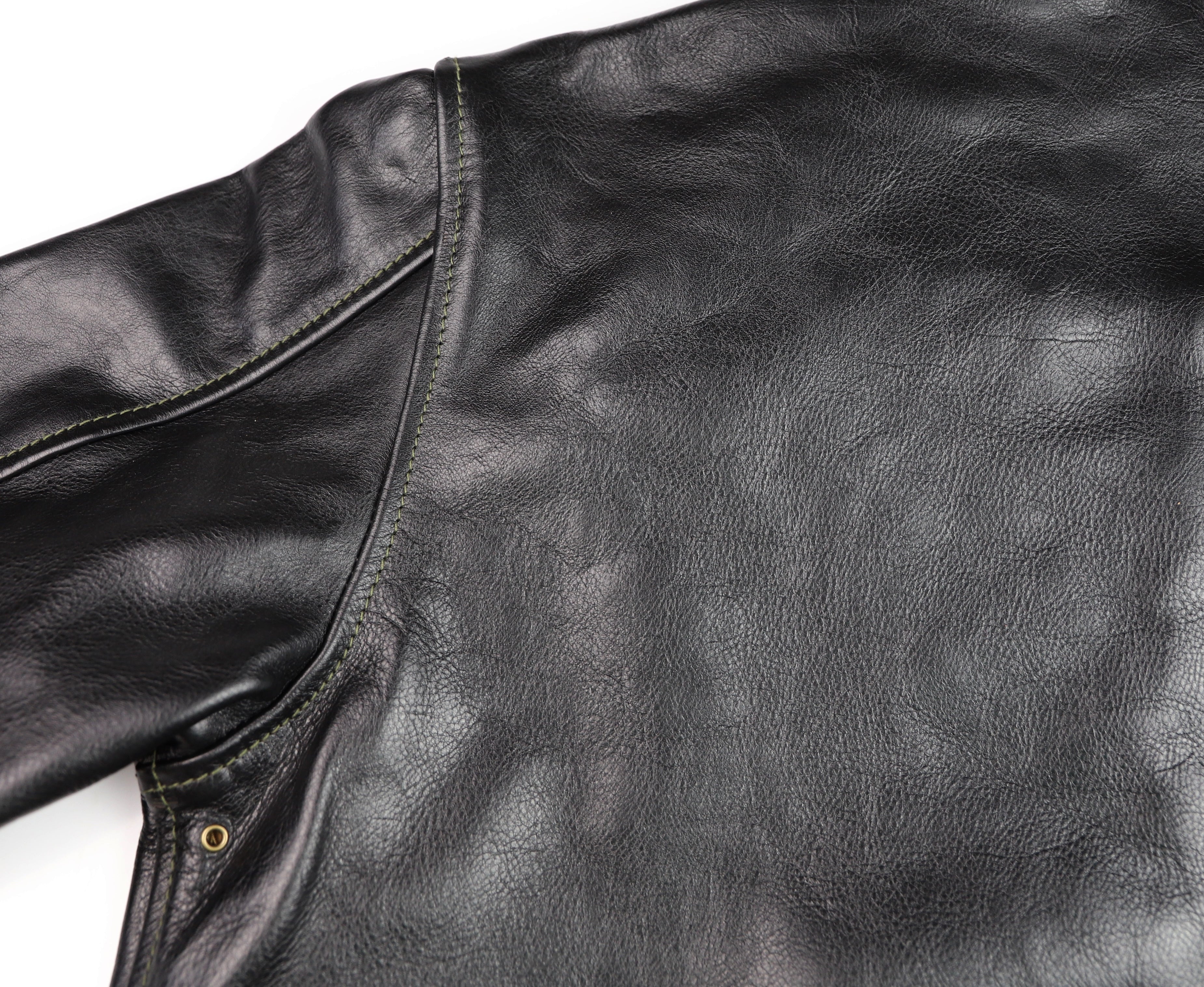 Aero A-2 Military Flight Jacket, size 42, Blackened Brown Vicenza Horsehide