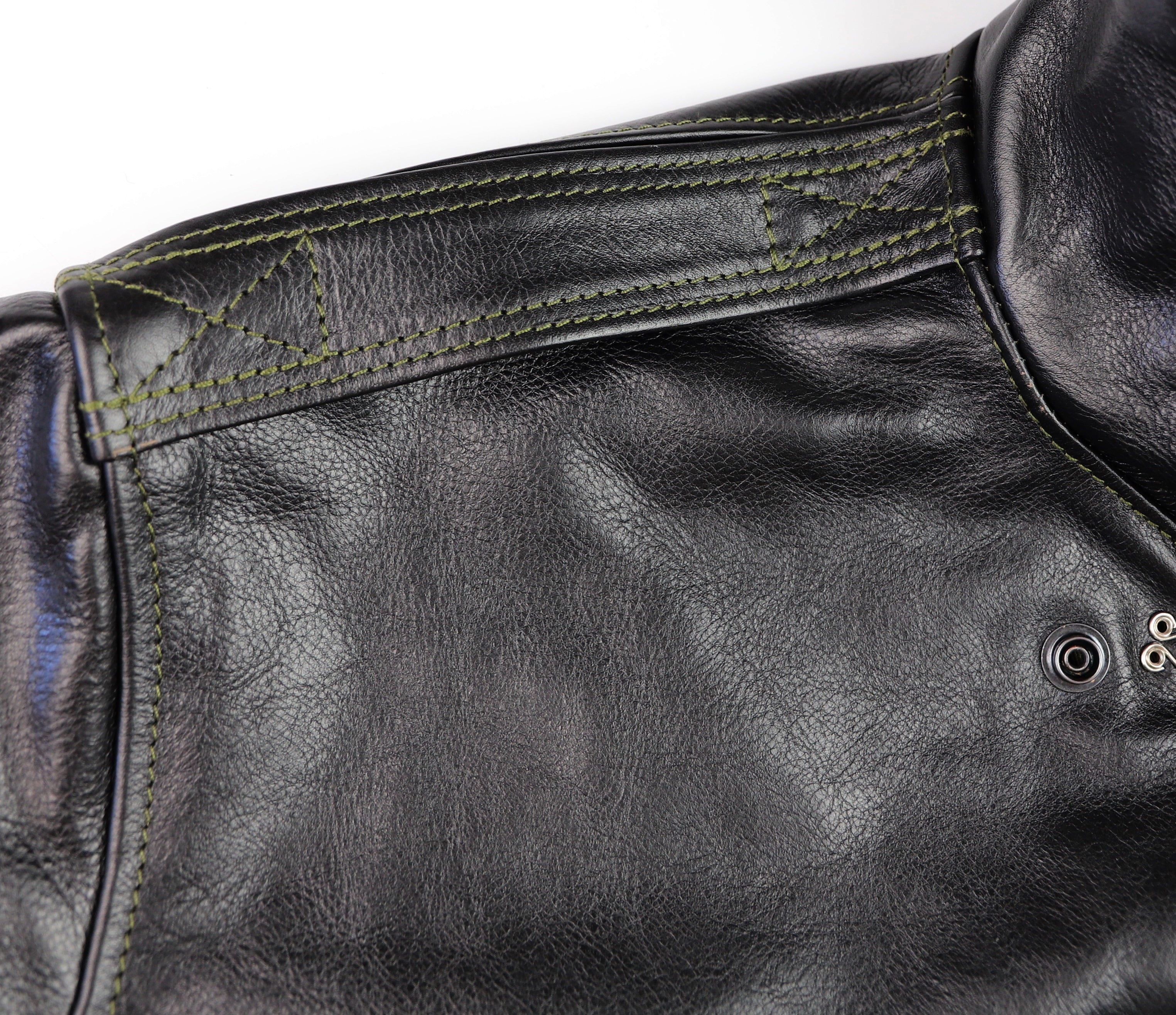 Aero A-2 Military Flight Jacket, size 44, Blackened Brown Vicenza Horsehide