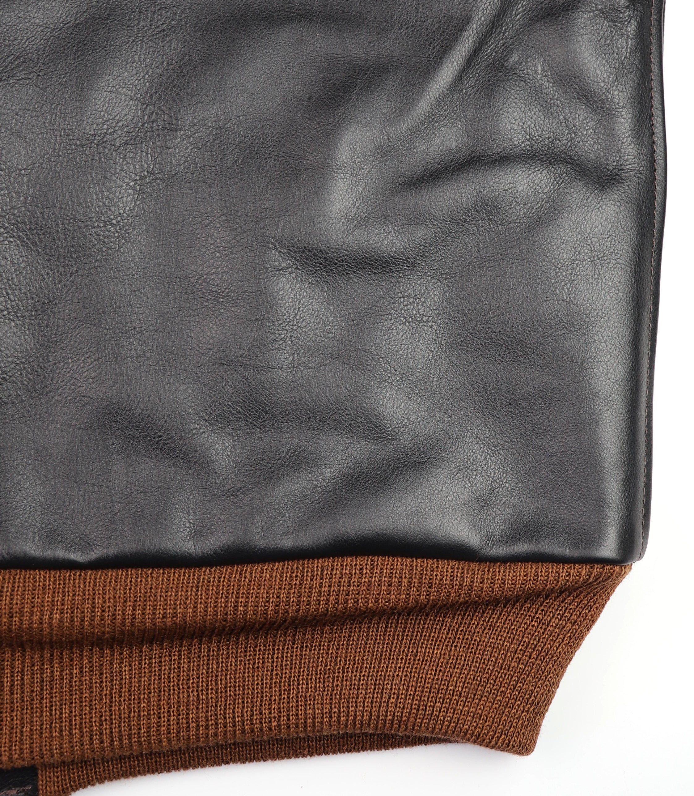 Aero A-2 Military Flight Jacket, size 42, Blackened Brown Vicenza Horsehide