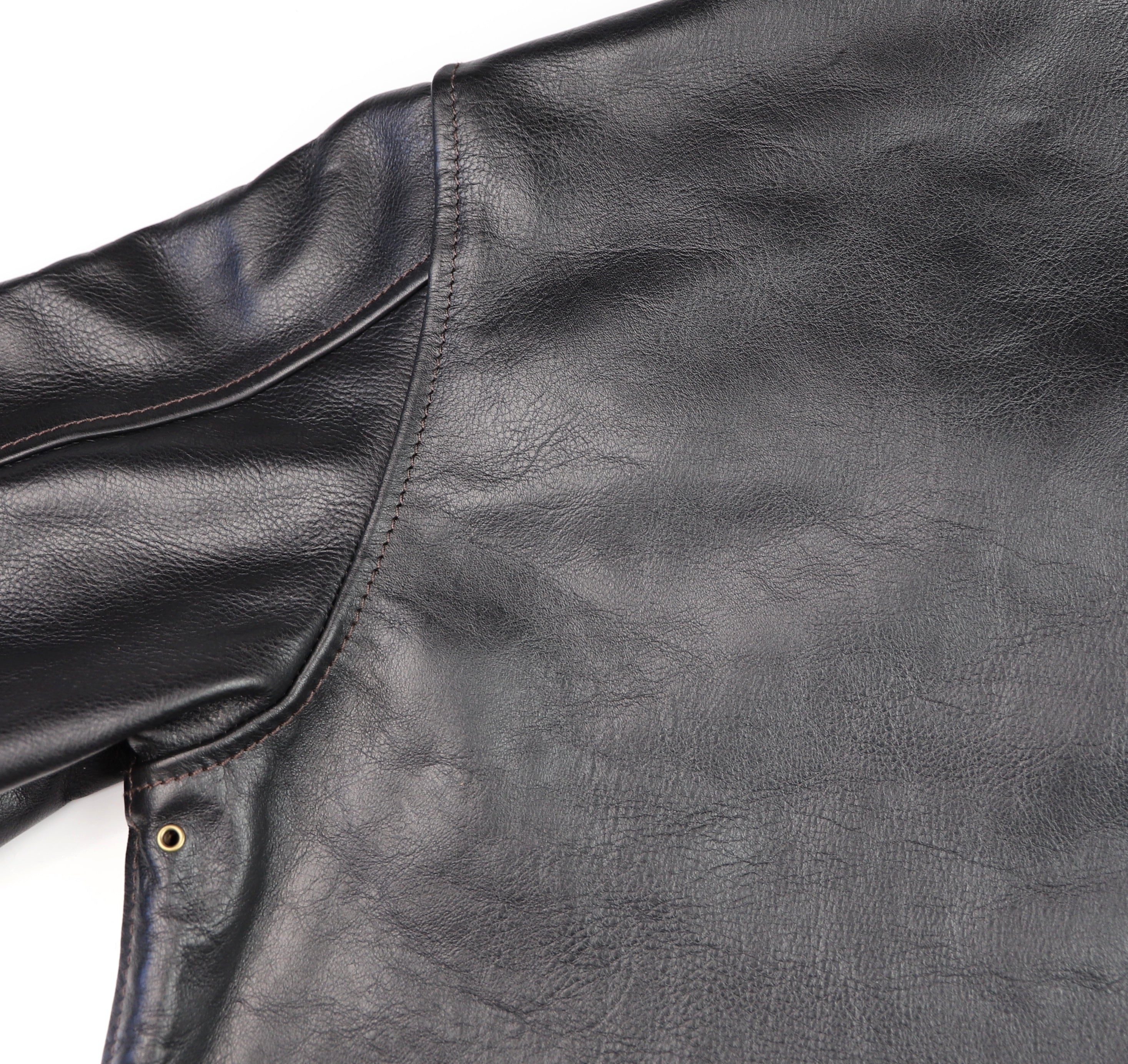 Aero A-2 Military Flight Jacket, size 42, Blackened Brown Vicenza Horsehide
