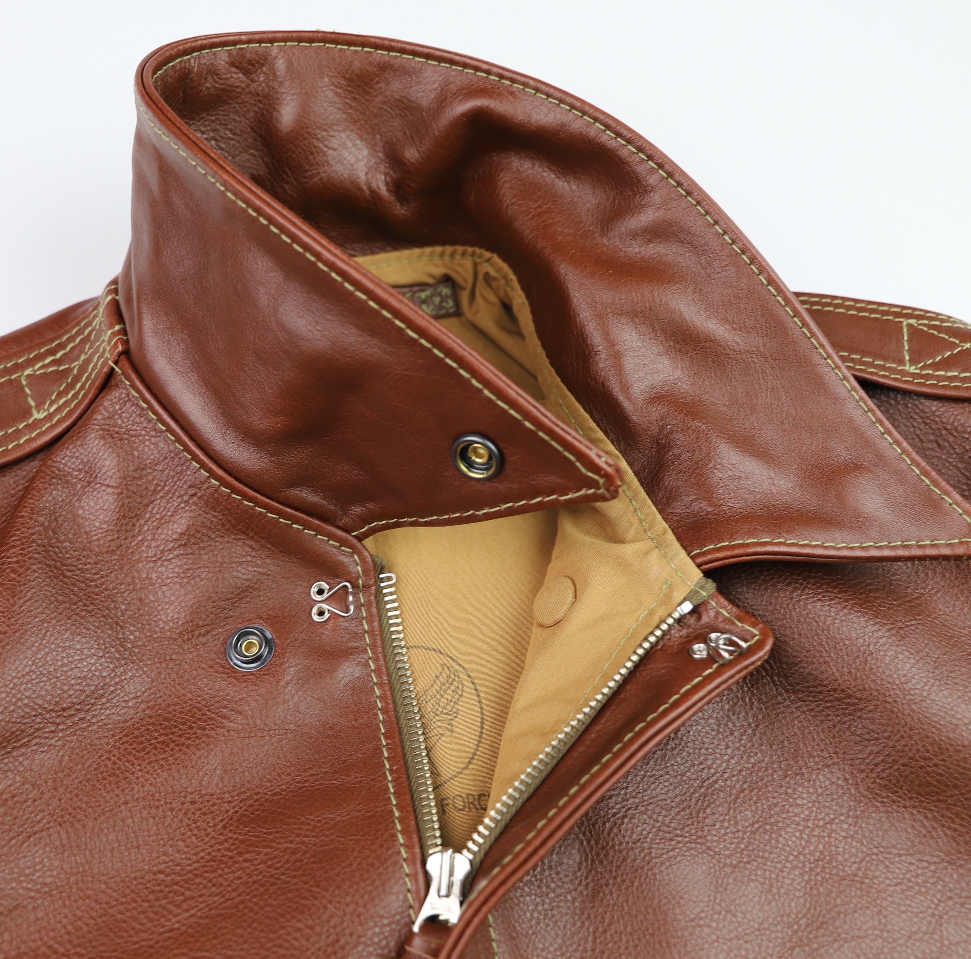 Aero A-2 Military Flight Jacket, size 42, Russet Vicenza Horsehide