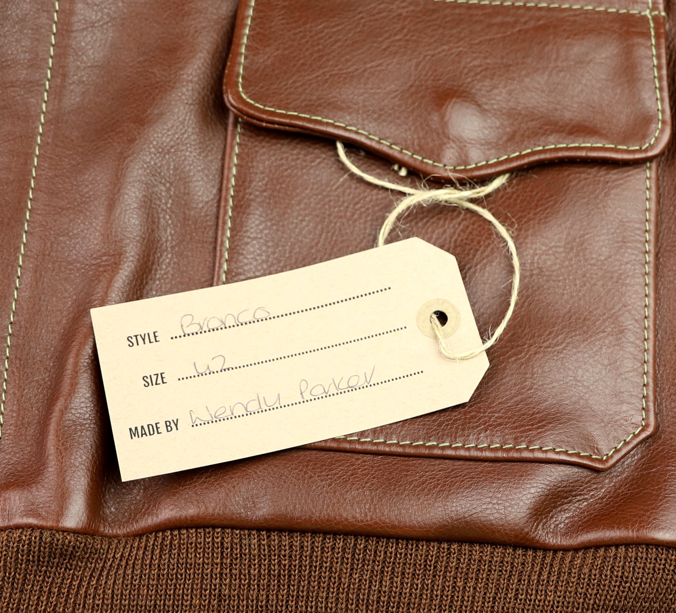 Aero A-2 Military Flight Jacket, size 42, Russet Vicenza Horsehide