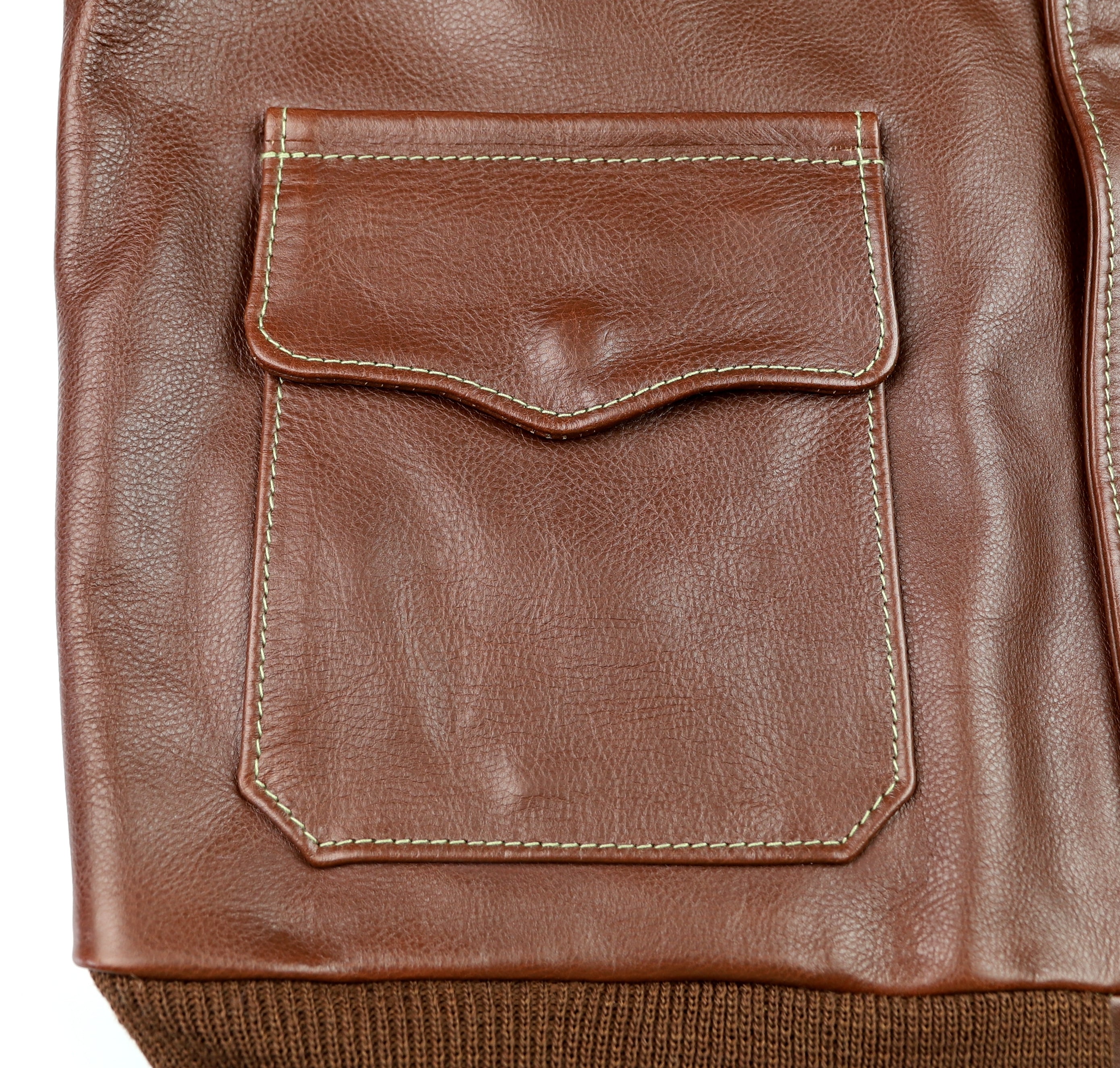 Aero A-2 Military Flight Jacket, size 42, Russet Vicenza Horsehide