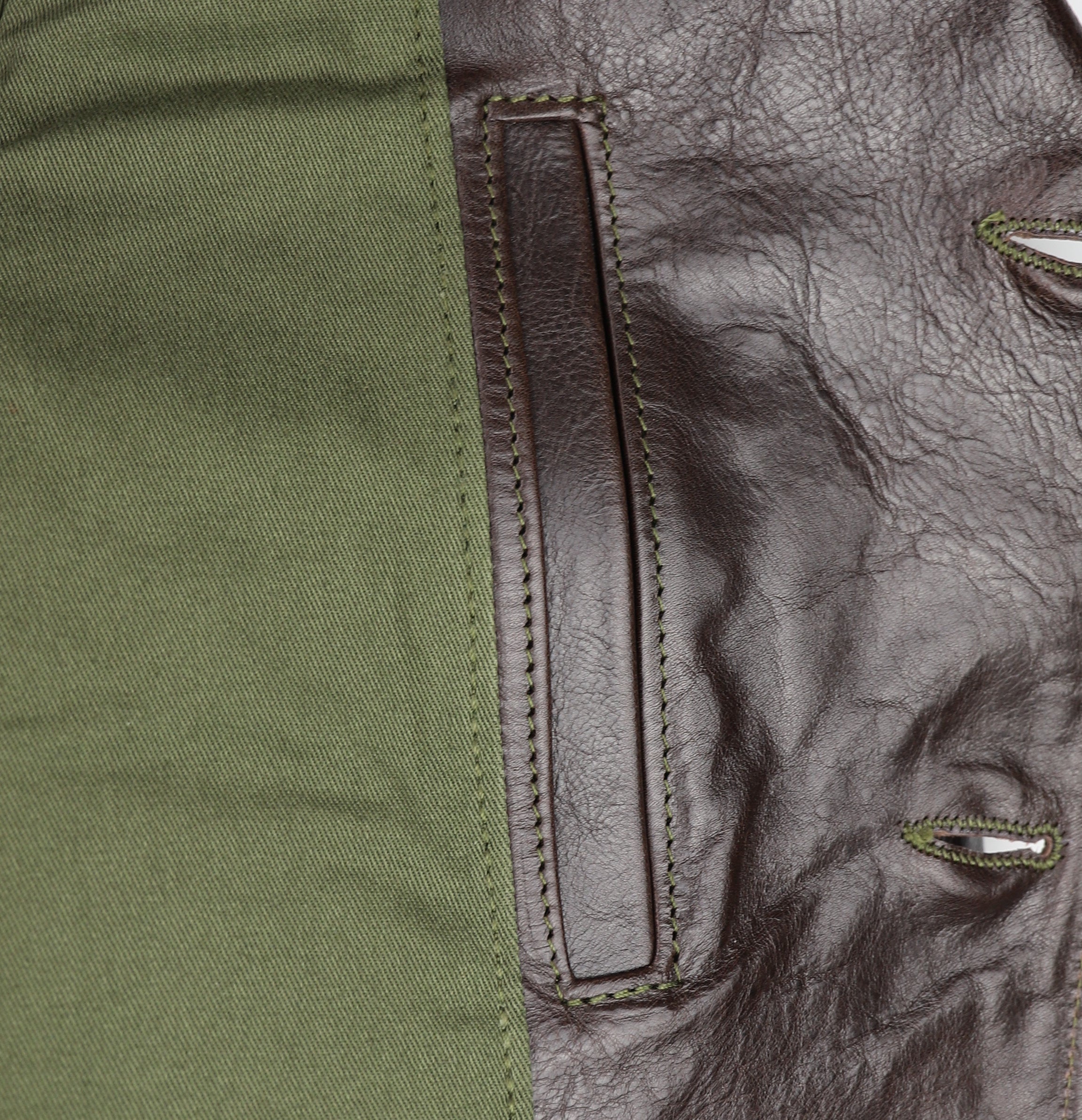 Aero Hooch Hauler, Button-up, size 44, Chestnut Badalassi Cowhide