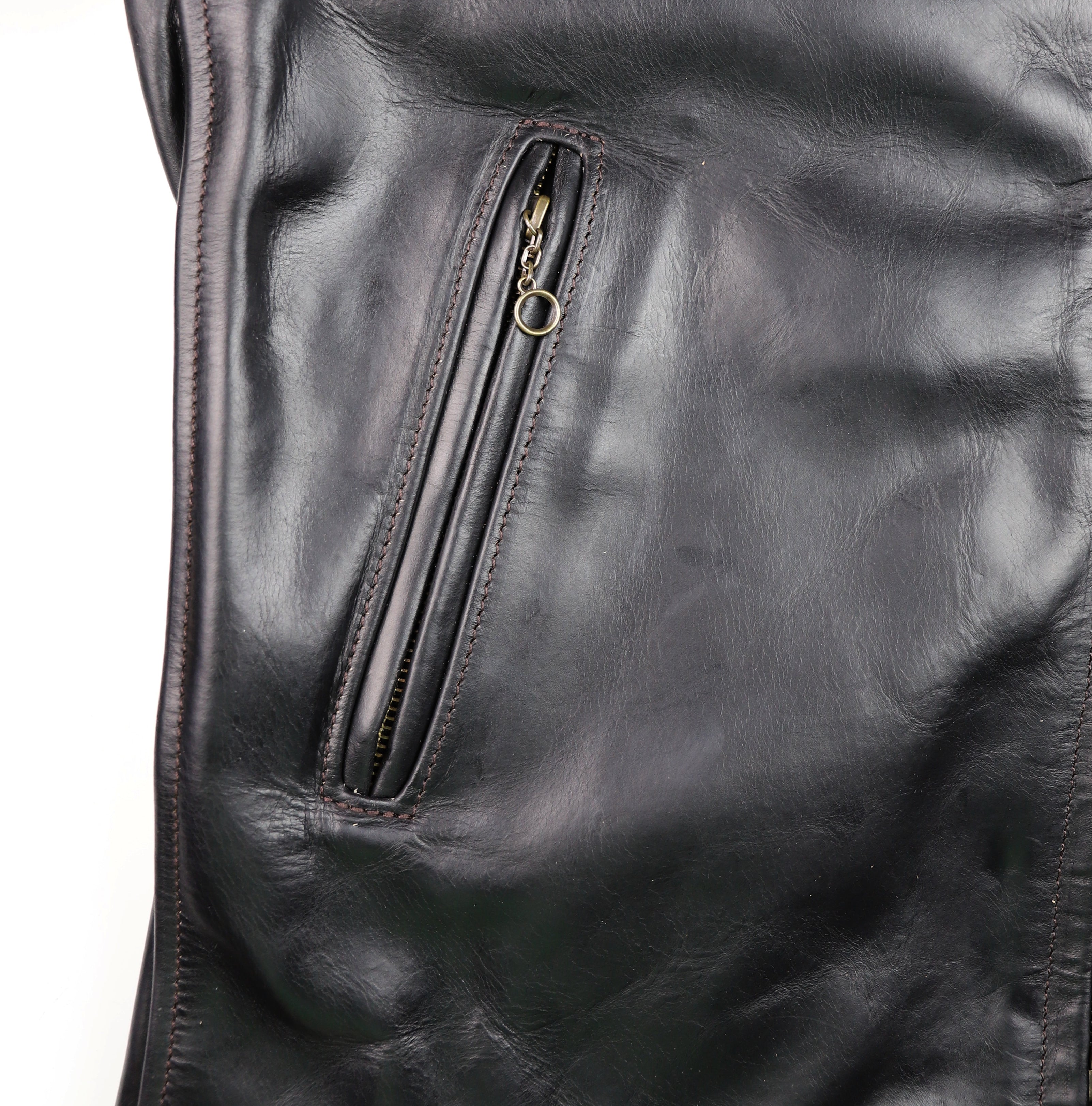 Aero Cafe' Racer, size 42, Black CXL Steerhide