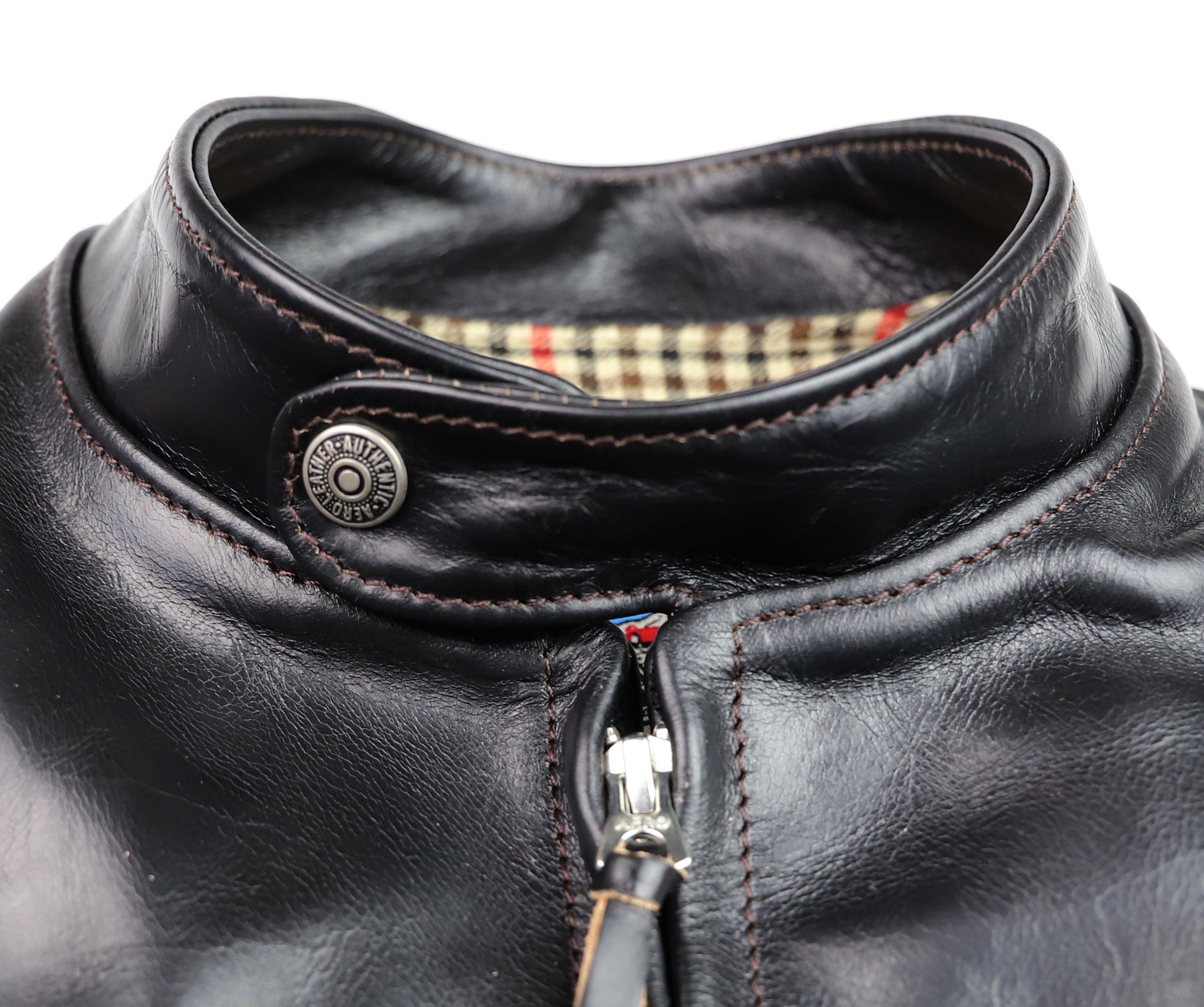 Aero Cafe' Racer, size 44, Black CXL Steerhide