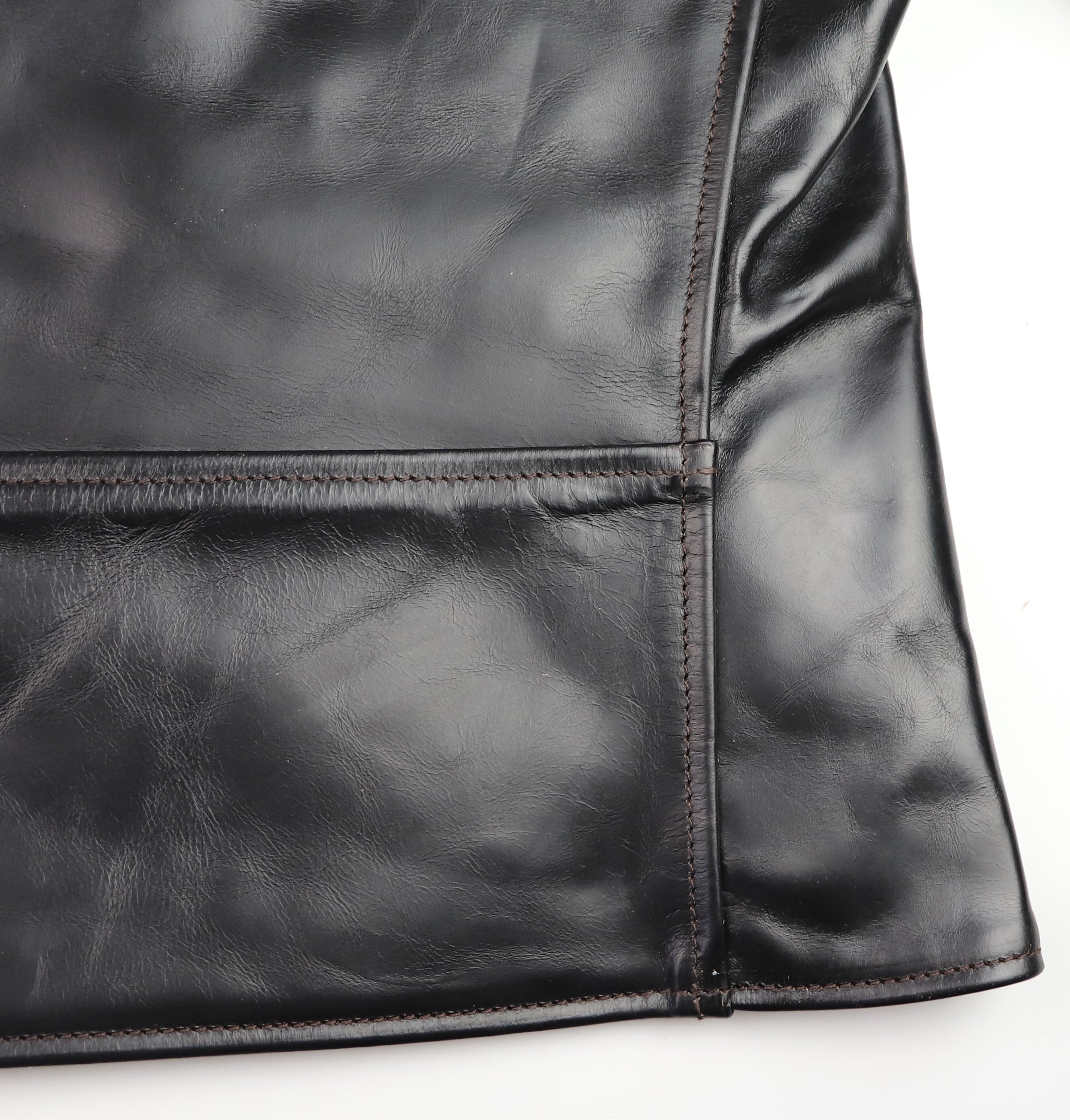 Aero Cafe' Racer, size 44, Black CXL Steerhide