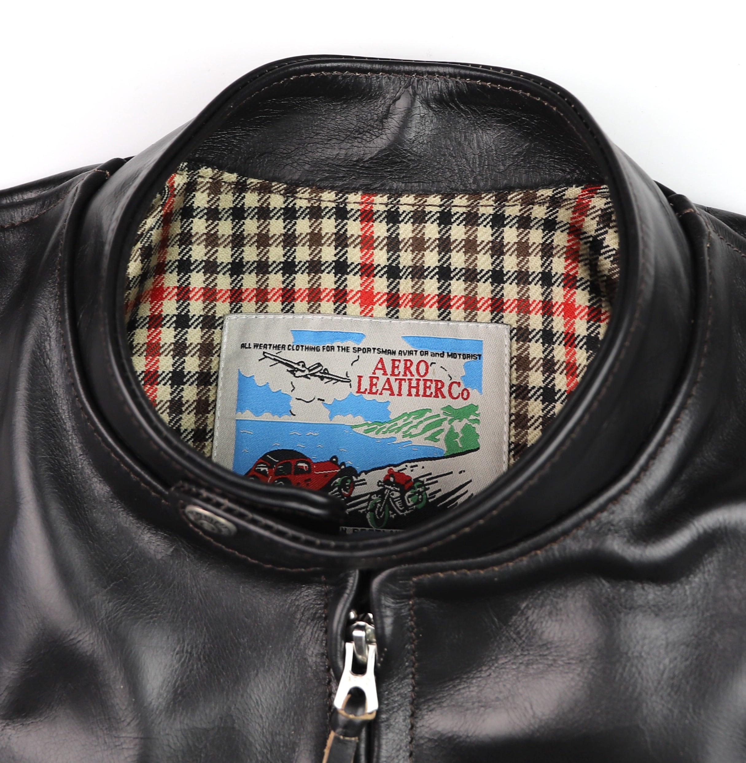Aero Cafe' Racer, size 44, Black CXL Steerhide